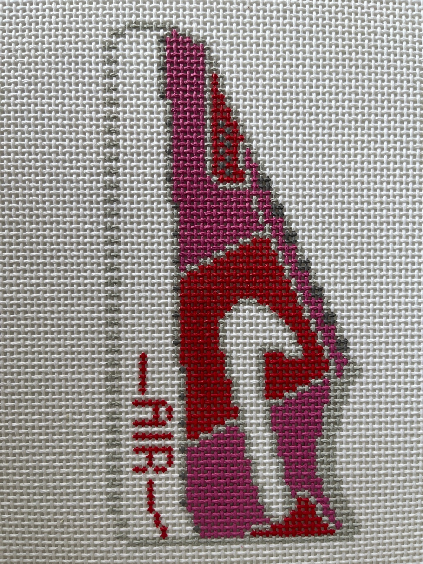 Pink and Red Sneaker C-MC109