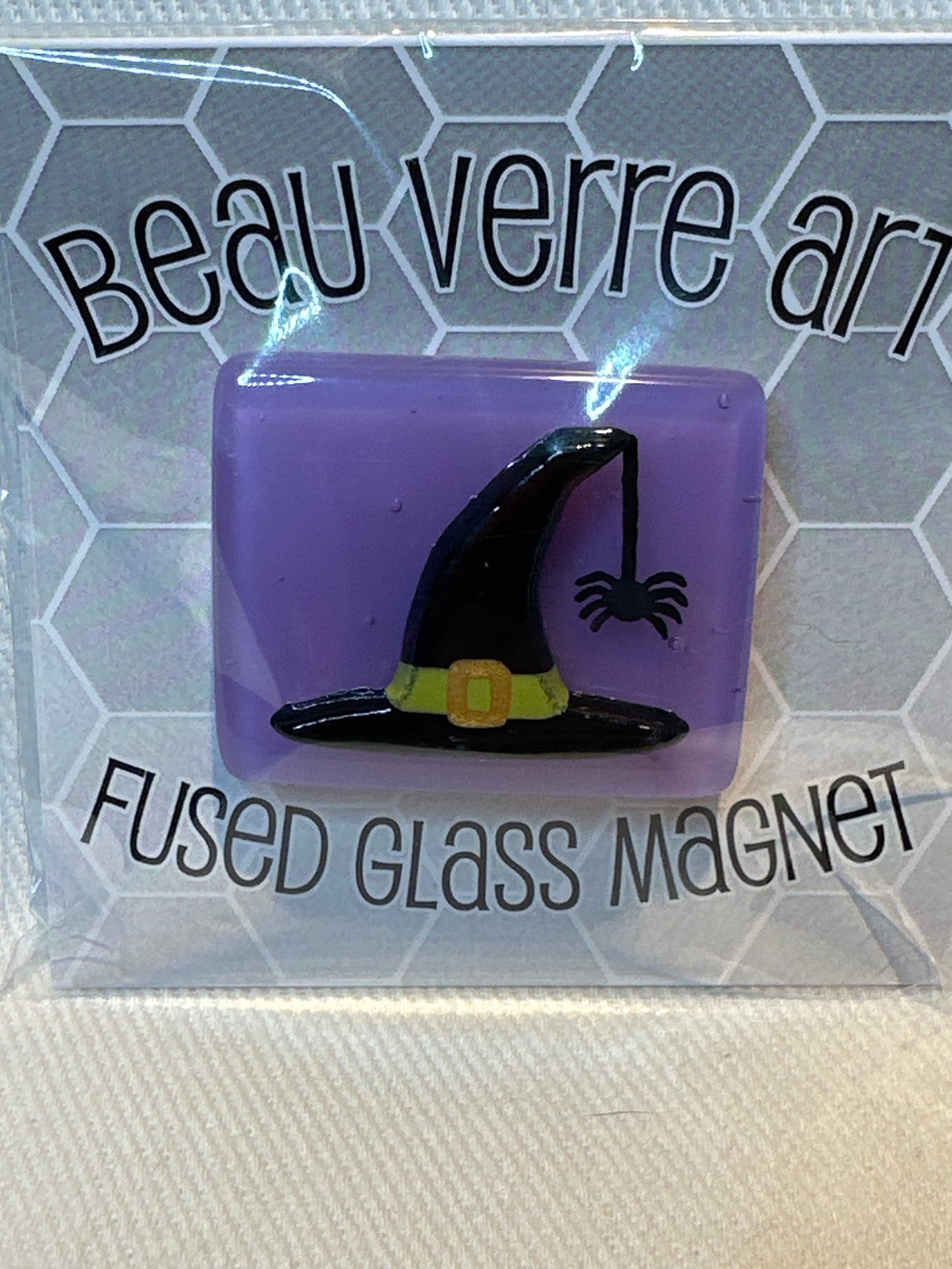 Glass Needle Minder Witch Hat Spider. A-BBNMWHS