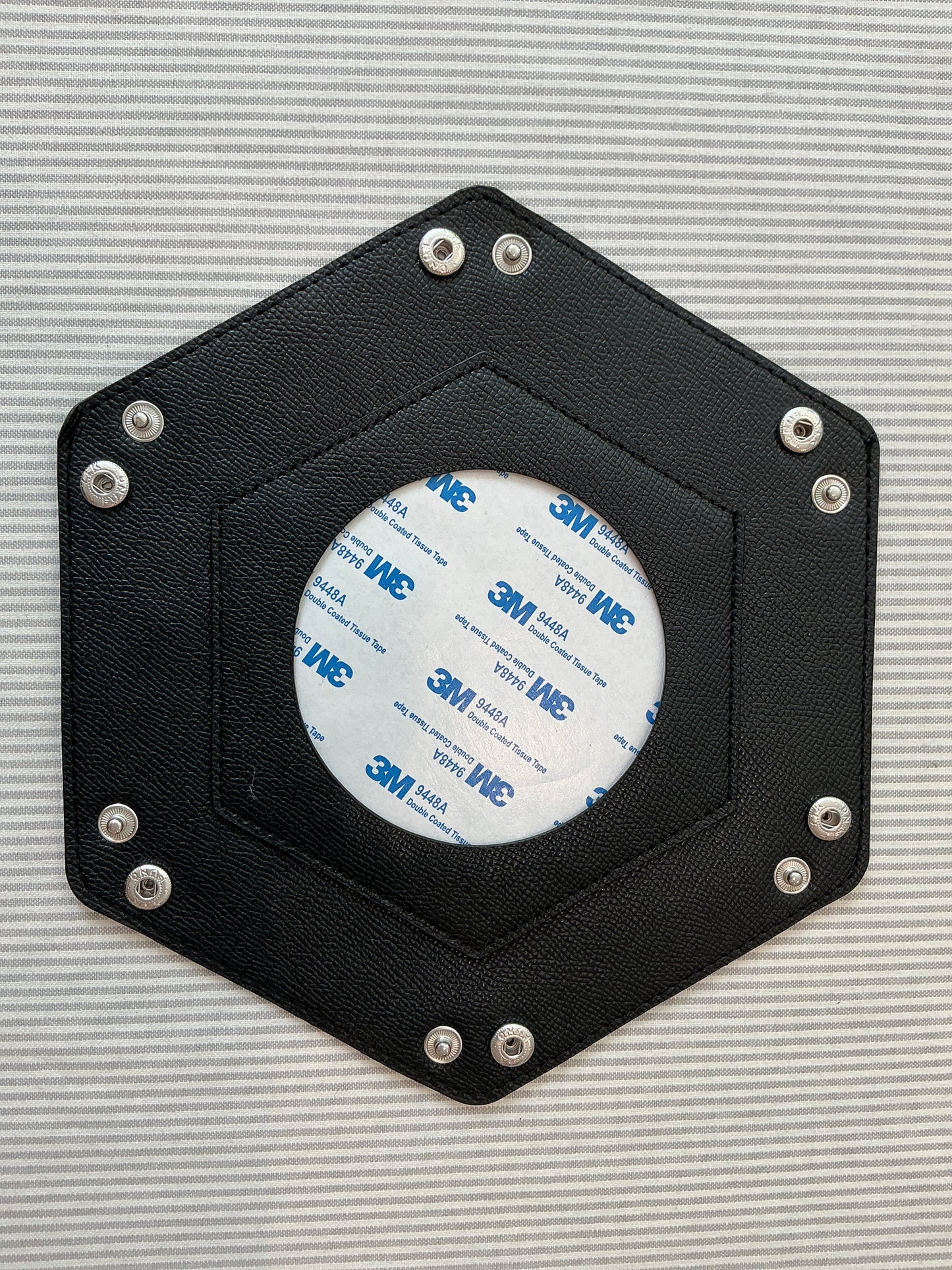 Self Finishing Leather Snap Tray A-TTSNT Black
