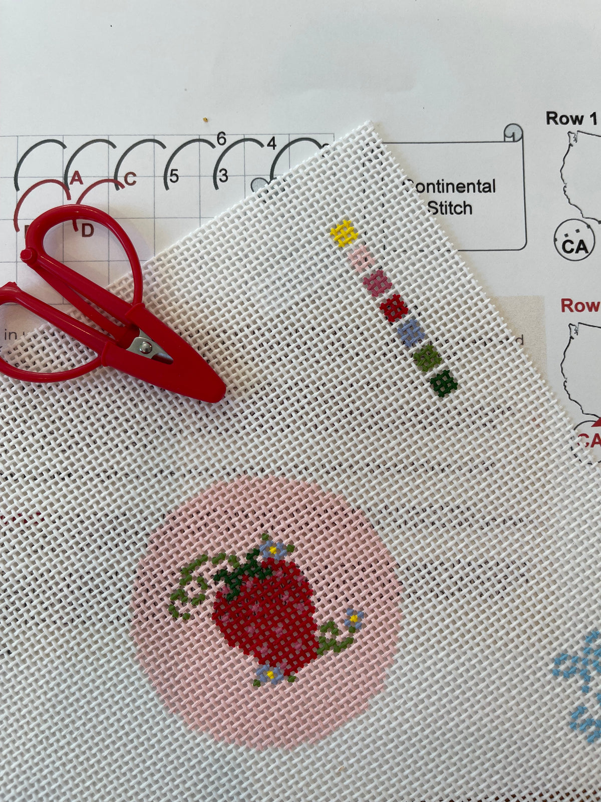 Beginner Needlepoint Class, September 12 from 12-2