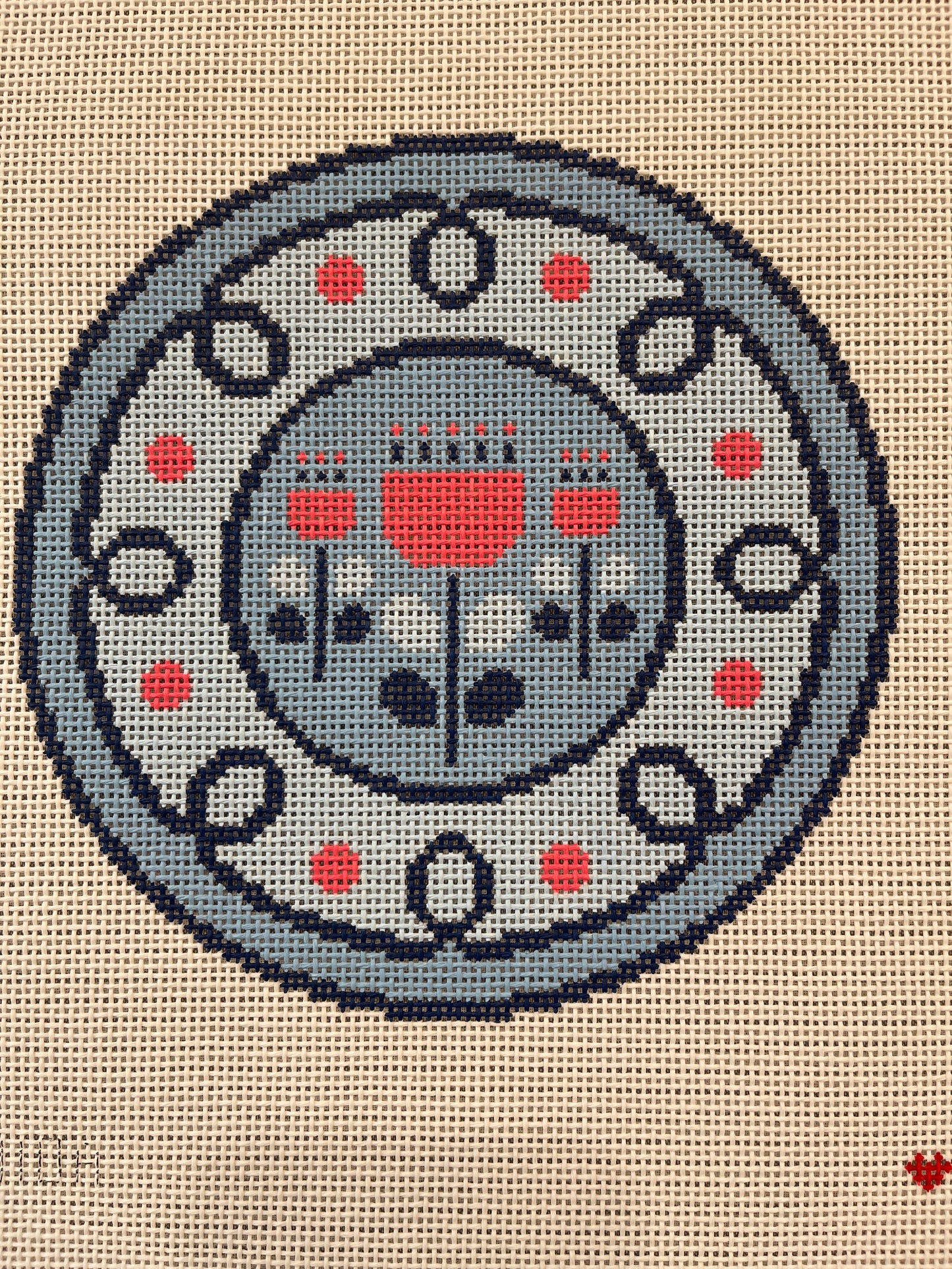 Curlicue Floral Plate C-MHBFLR110A