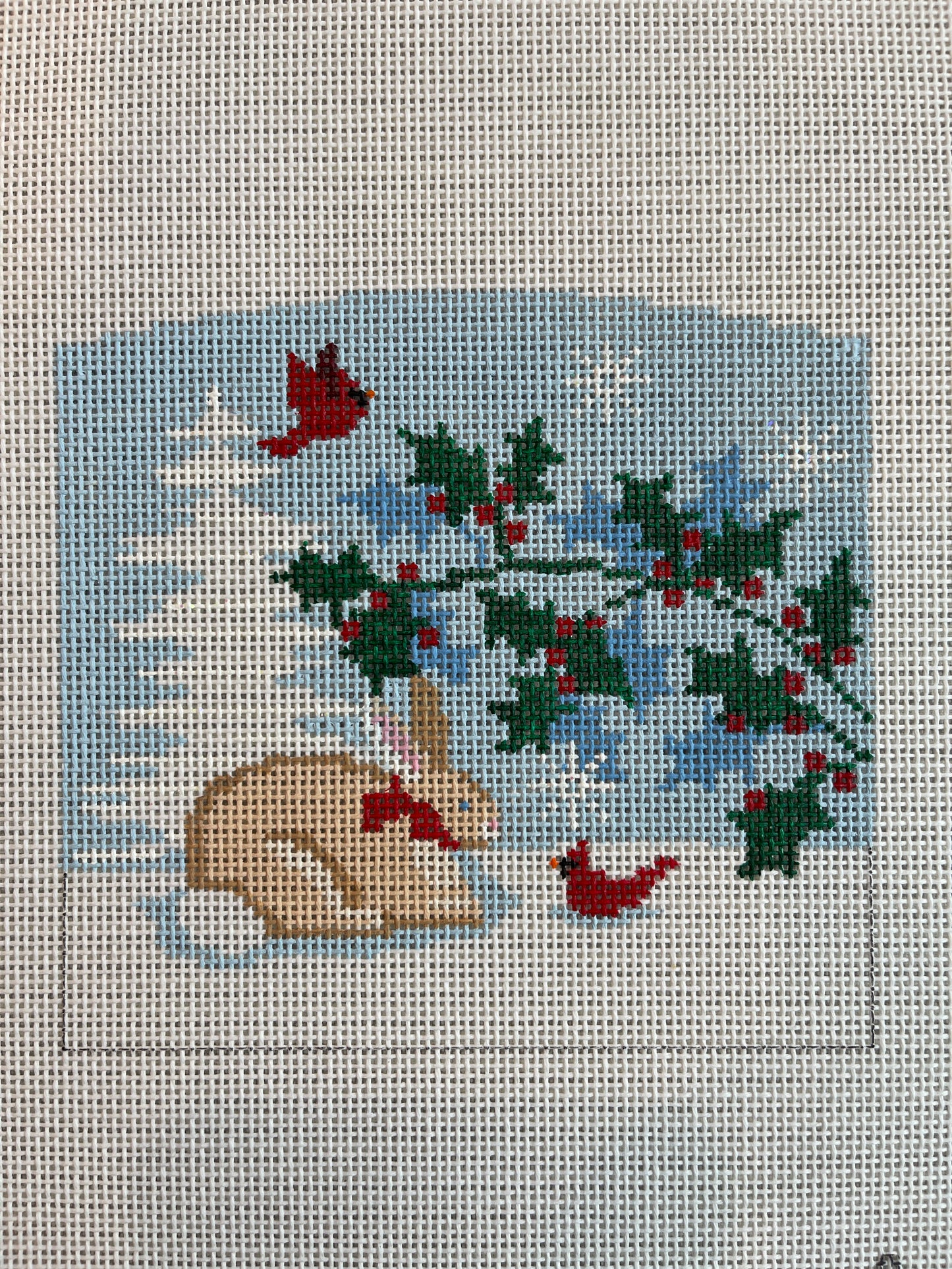 Bunny with Cardinal Friends C-C320