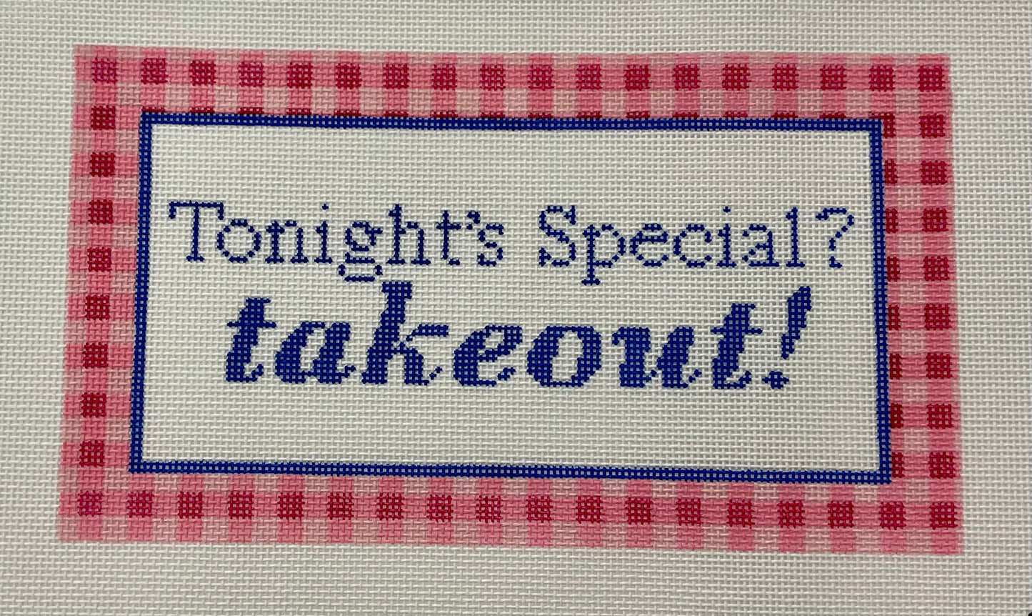 Tonight’s Special? Takeout! Canvas C-ITN18