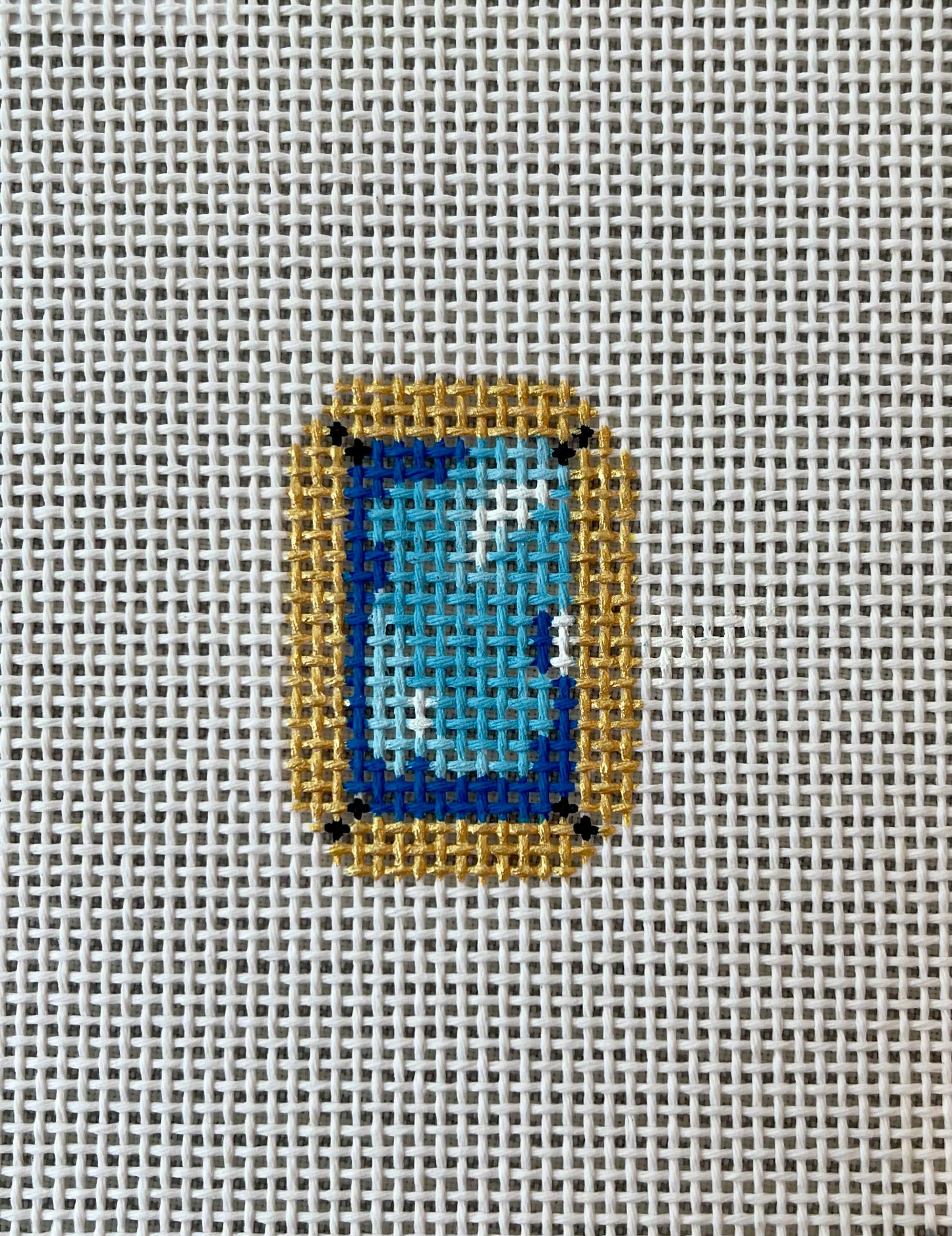 Blue Gemstone Bag Tag C-ML41