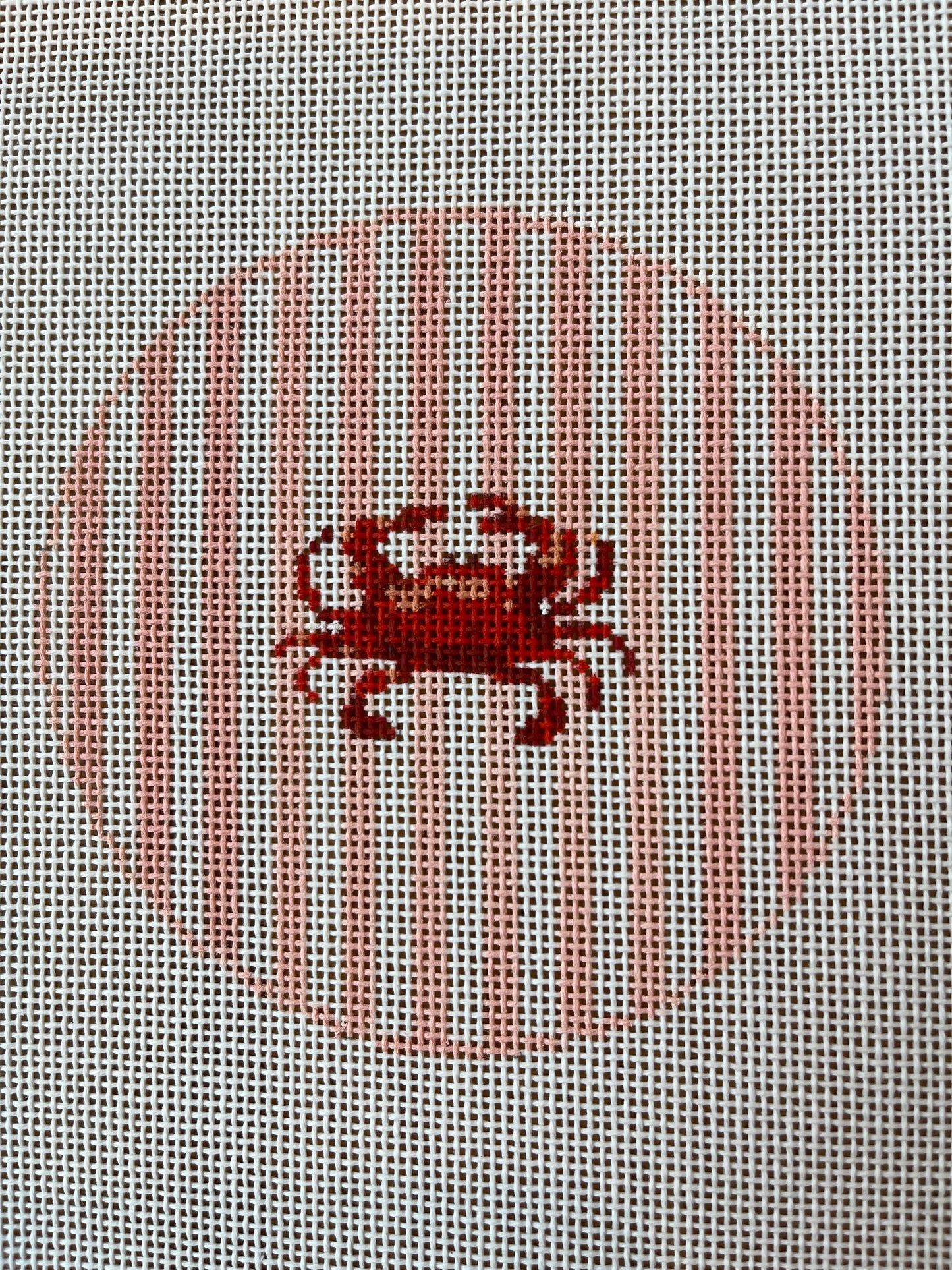 Striped Crab Round C-Sprucestcrab