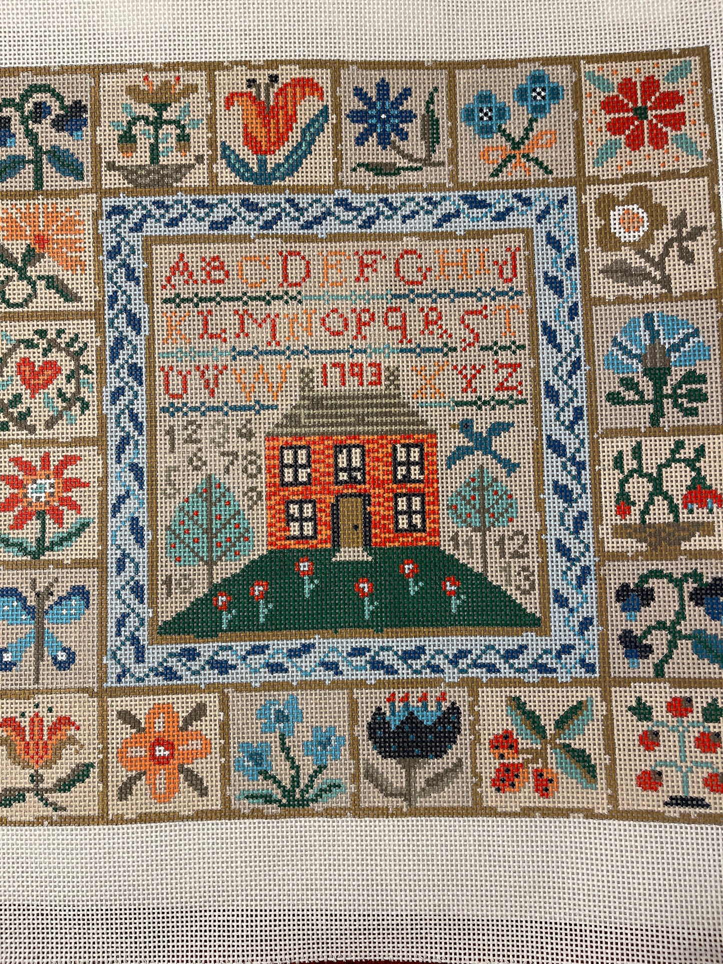 Alphabet Sampler with House C-BOFND818