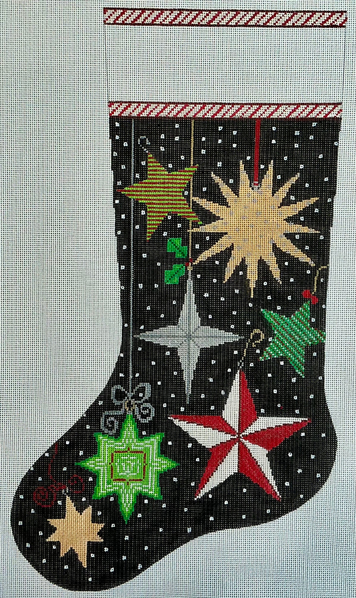 Star Ornaments Stocking C-TSX156