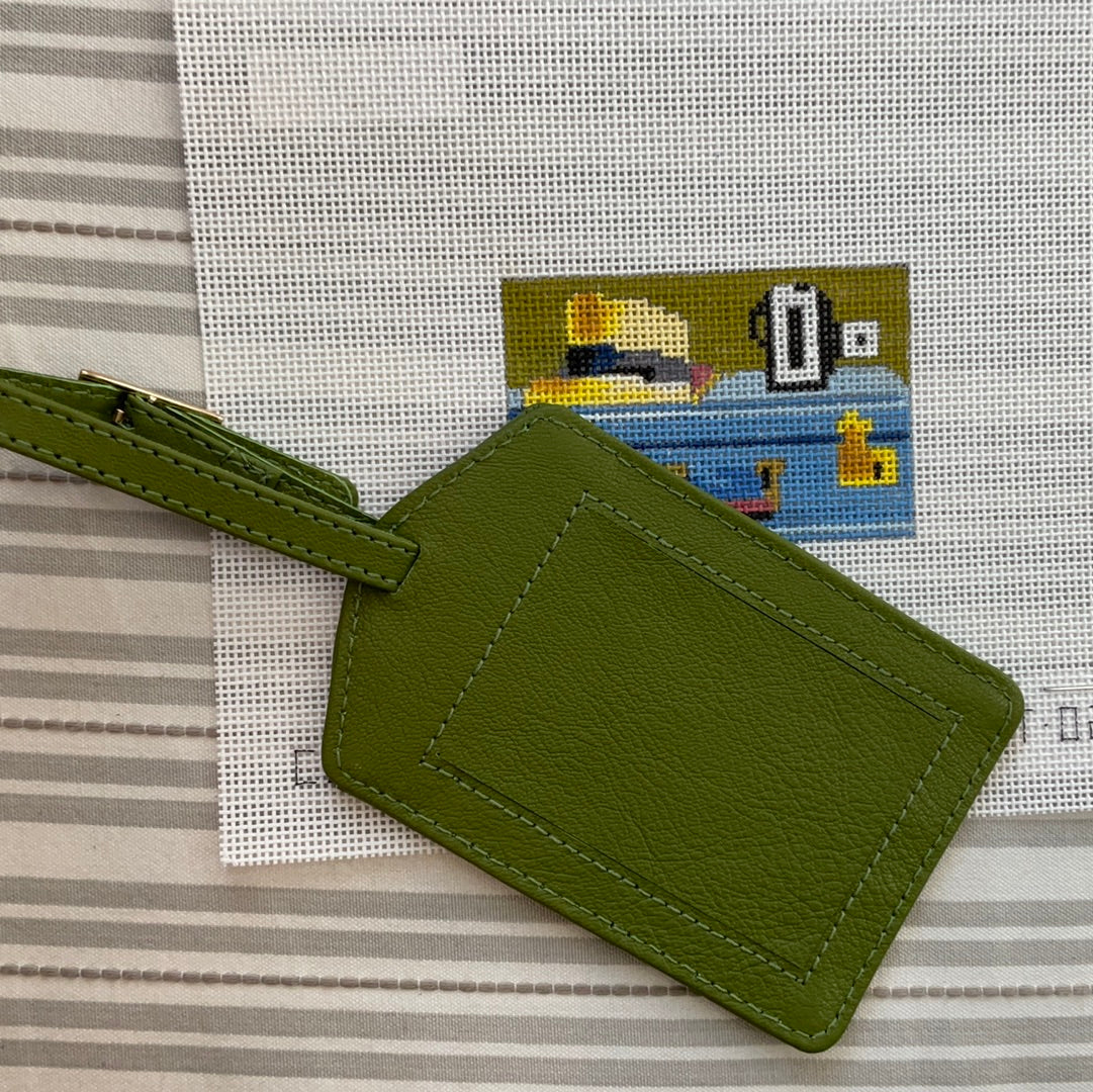 Luggage Tag SF-PELT Olive Green