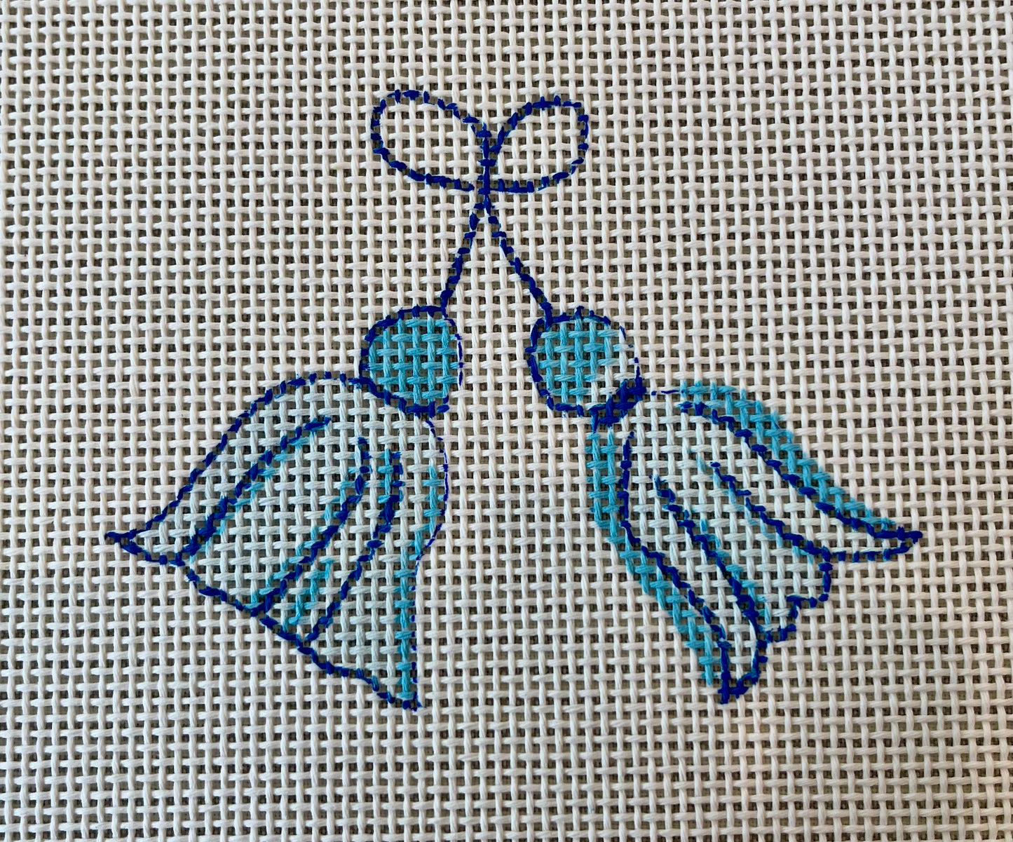 Blue Tassel Bag Tag C-ML40