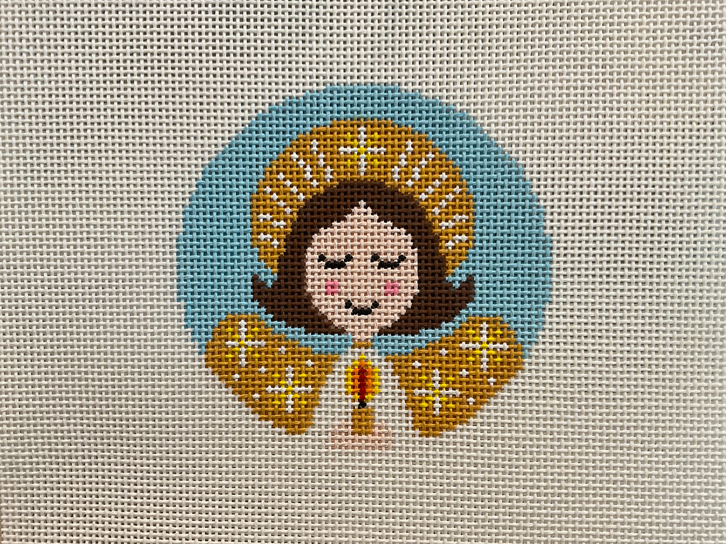 Angel Face (Brunette) Round C-MHBCHR128B