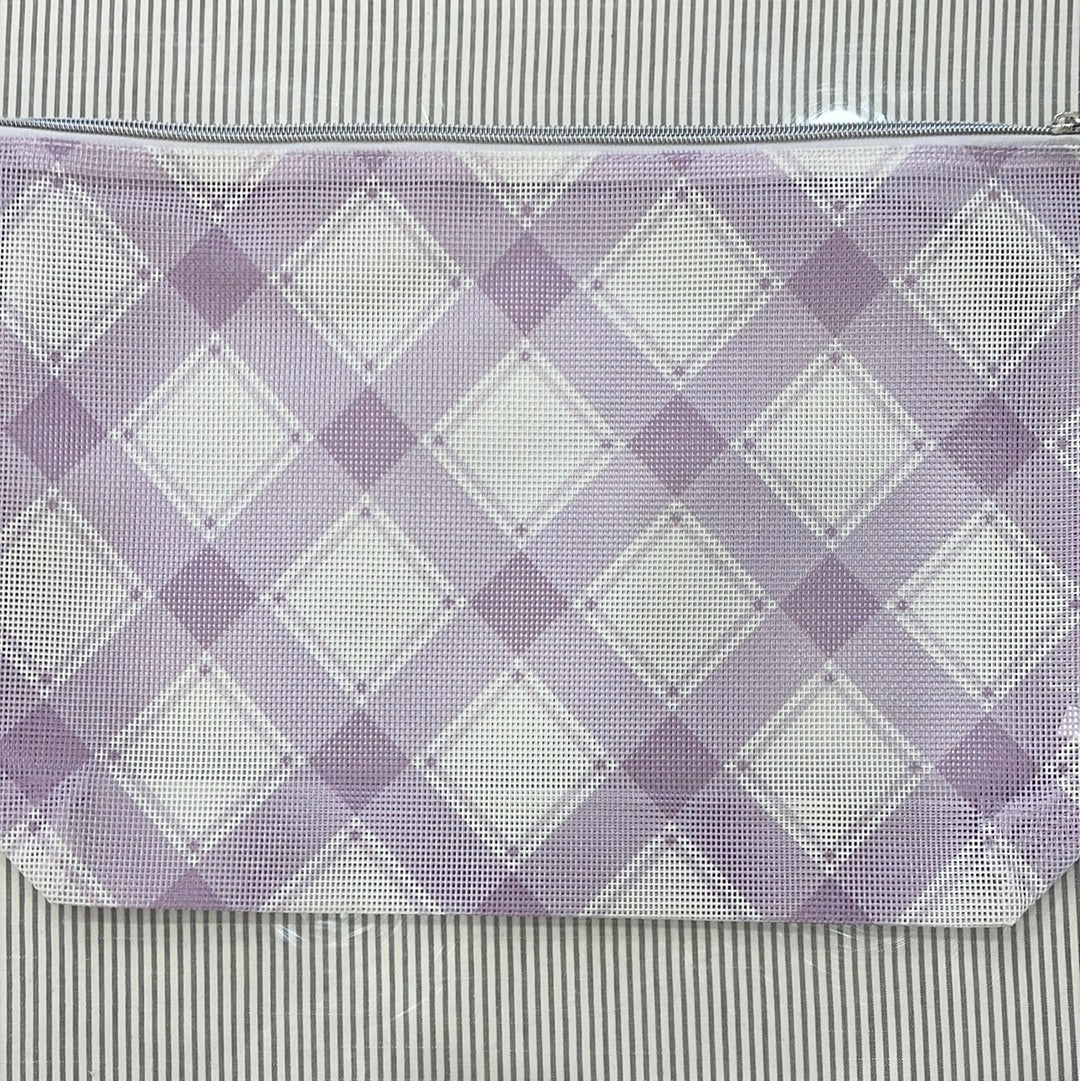 Lilac Plaid Project Bag A-ISE PB lilac