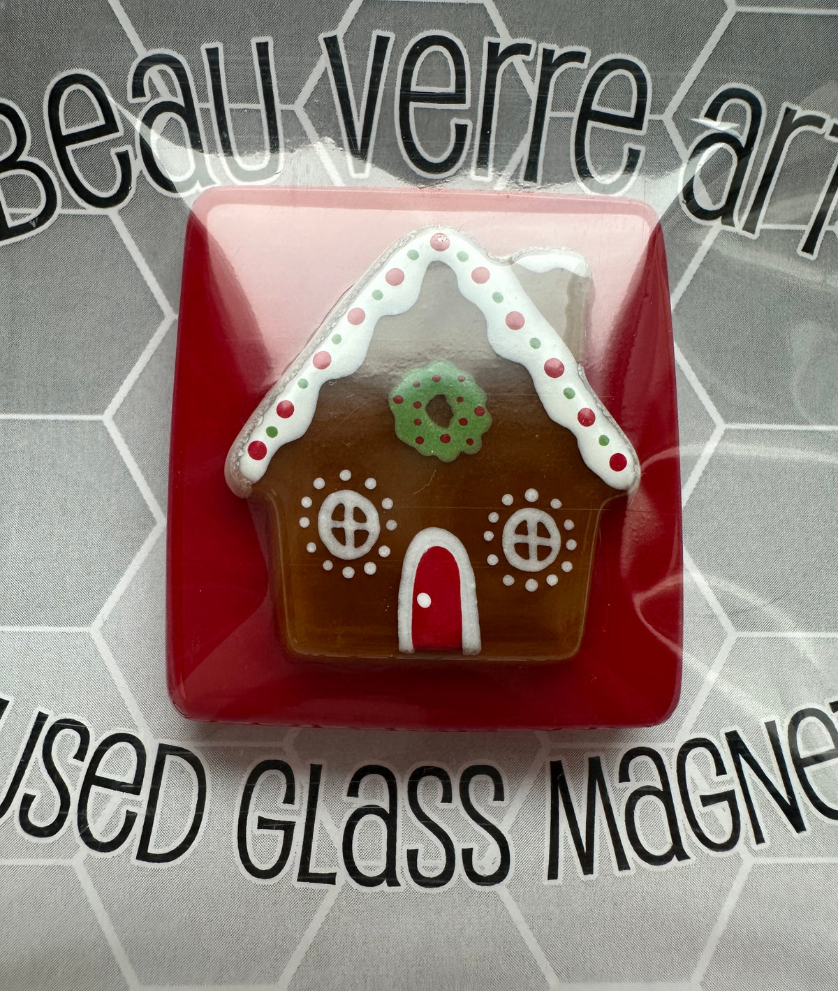 Gingerbread House Beau Verre Needle Minder A-BVNMGBH