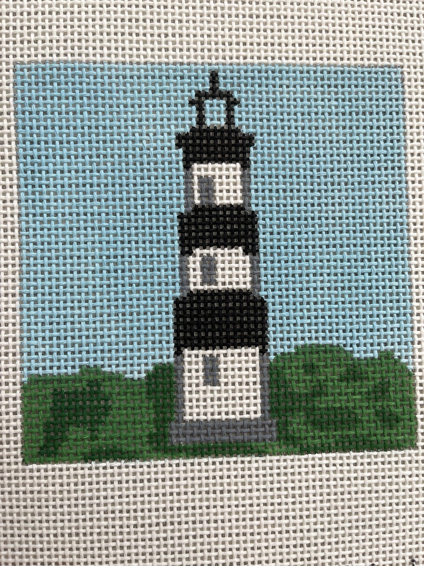 Lighthouse Square Black and White C-BW149