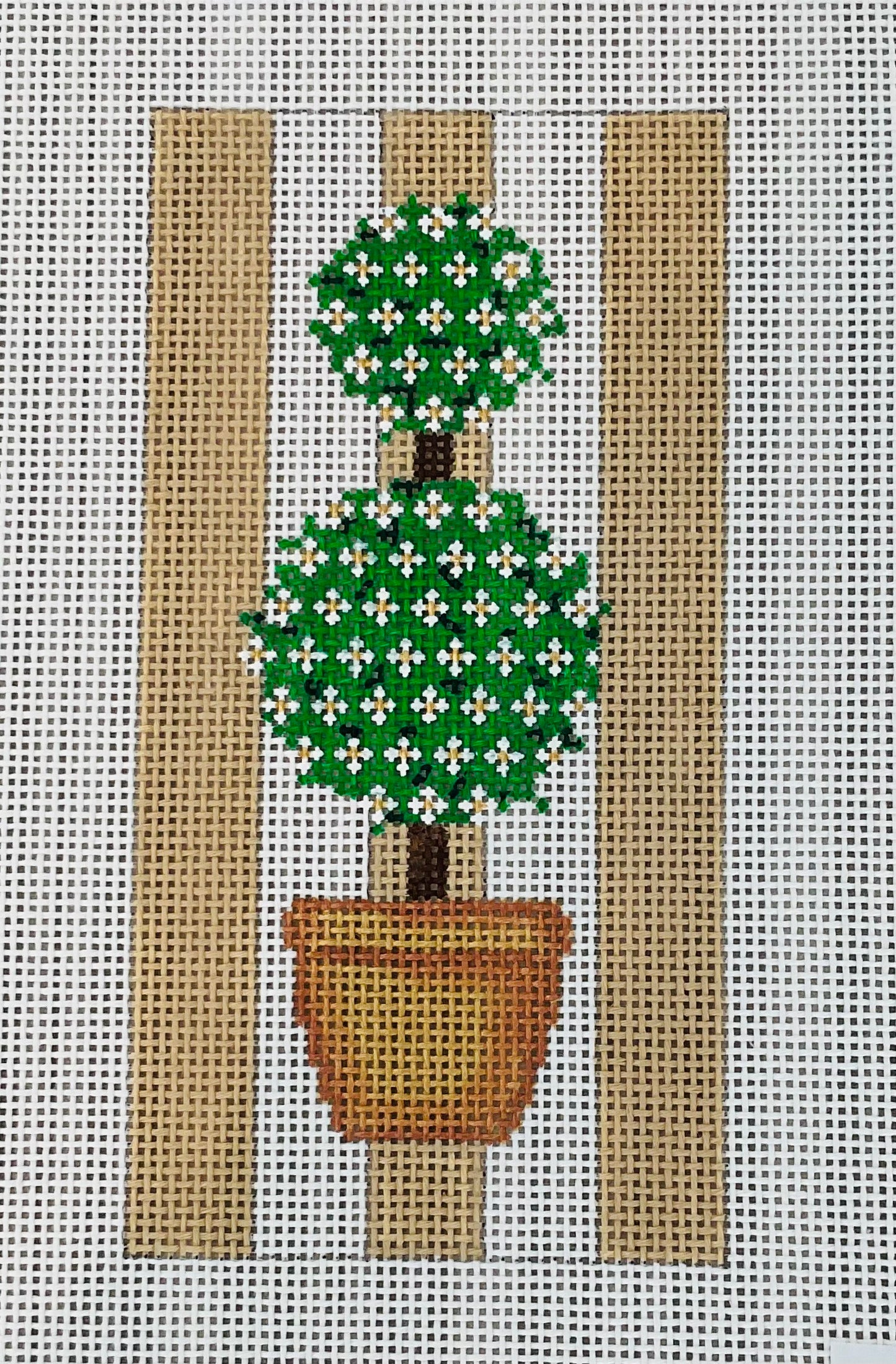 Green Topiary Eyeglass Case C-PSEC008