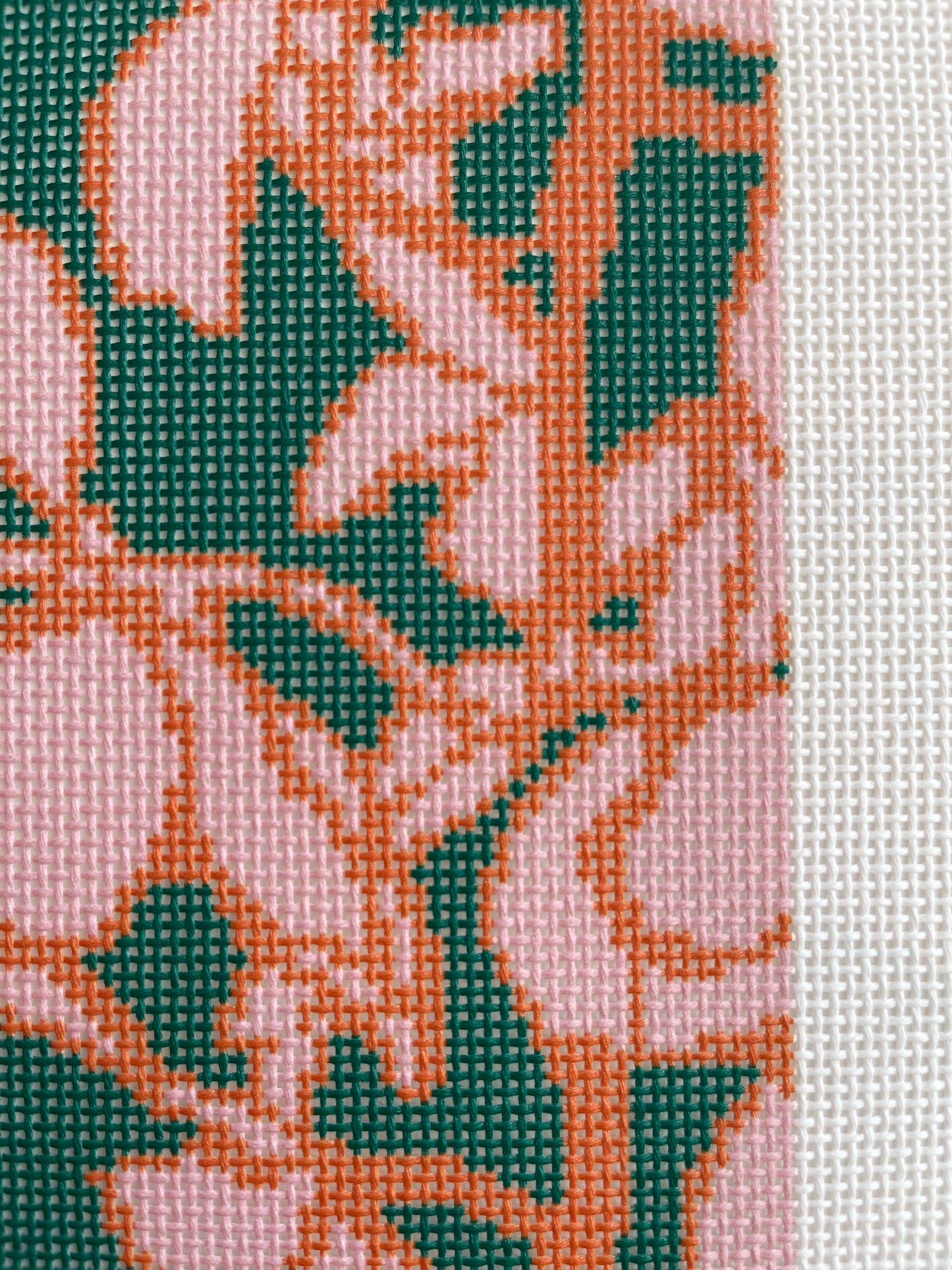 Pink and Orange Orchid Uptown Clutch C-MK207