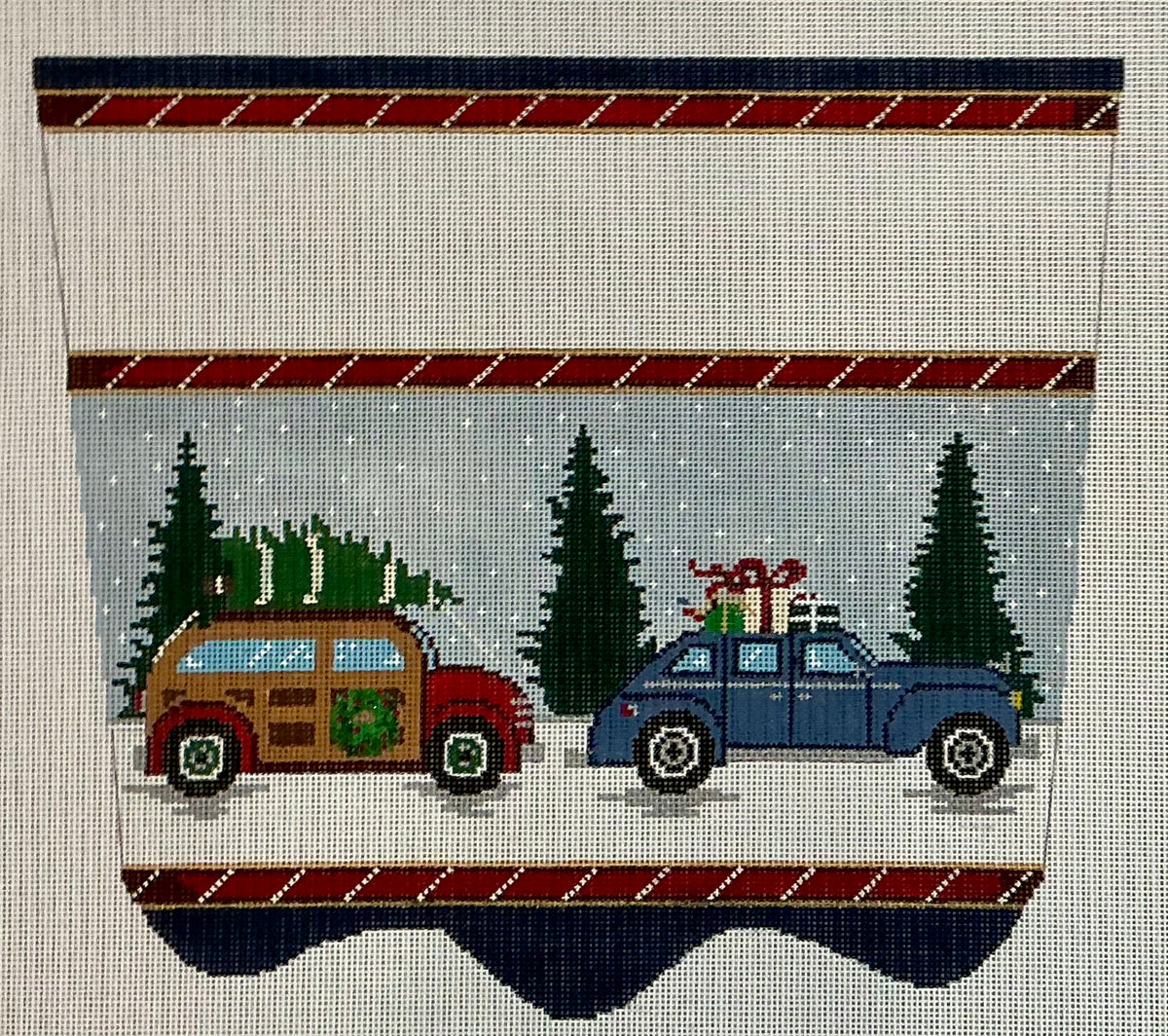 Christmas Road Trip Stocking Cuff C-TSXC33