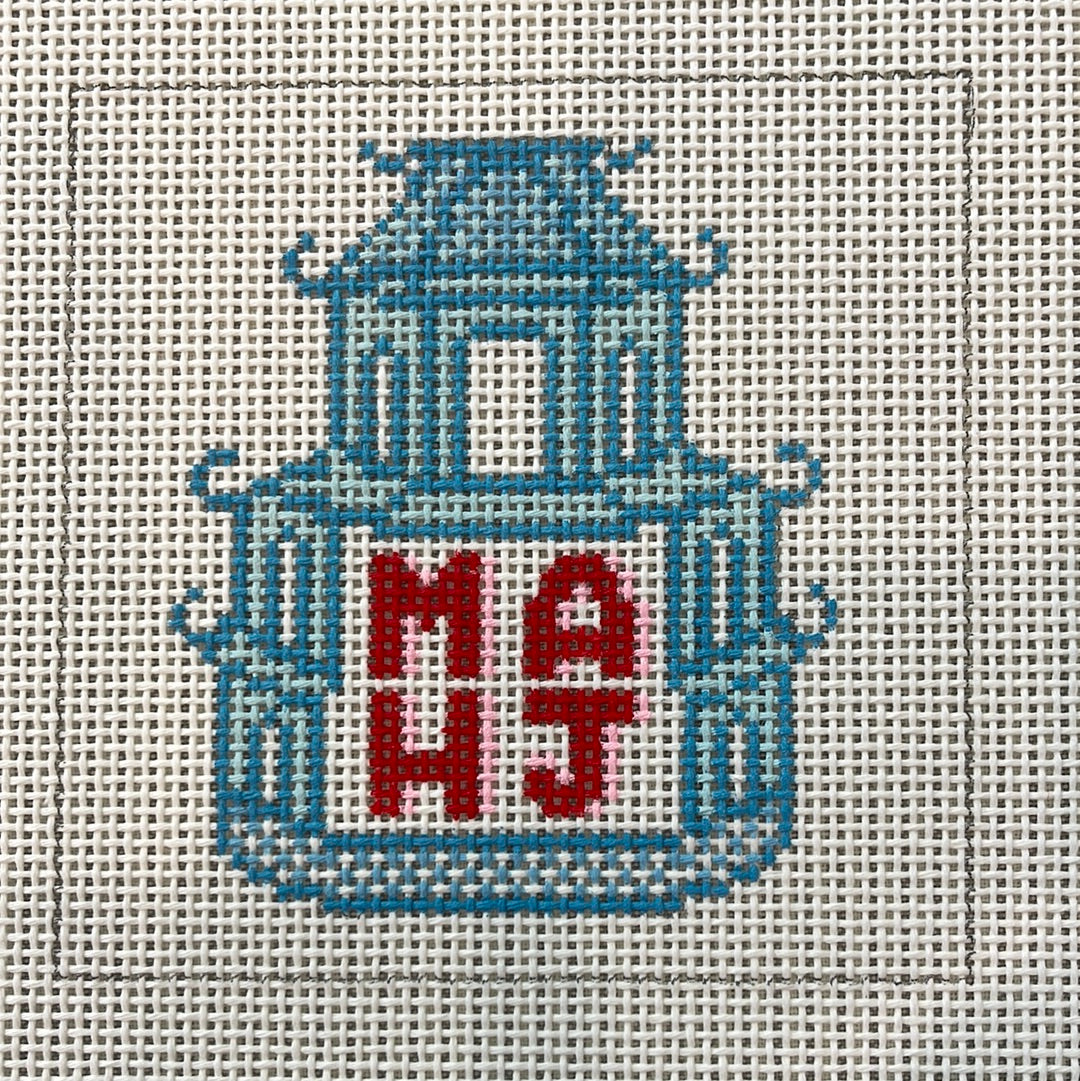 MAHJ Blue Mini Pagoda C-KCD1814