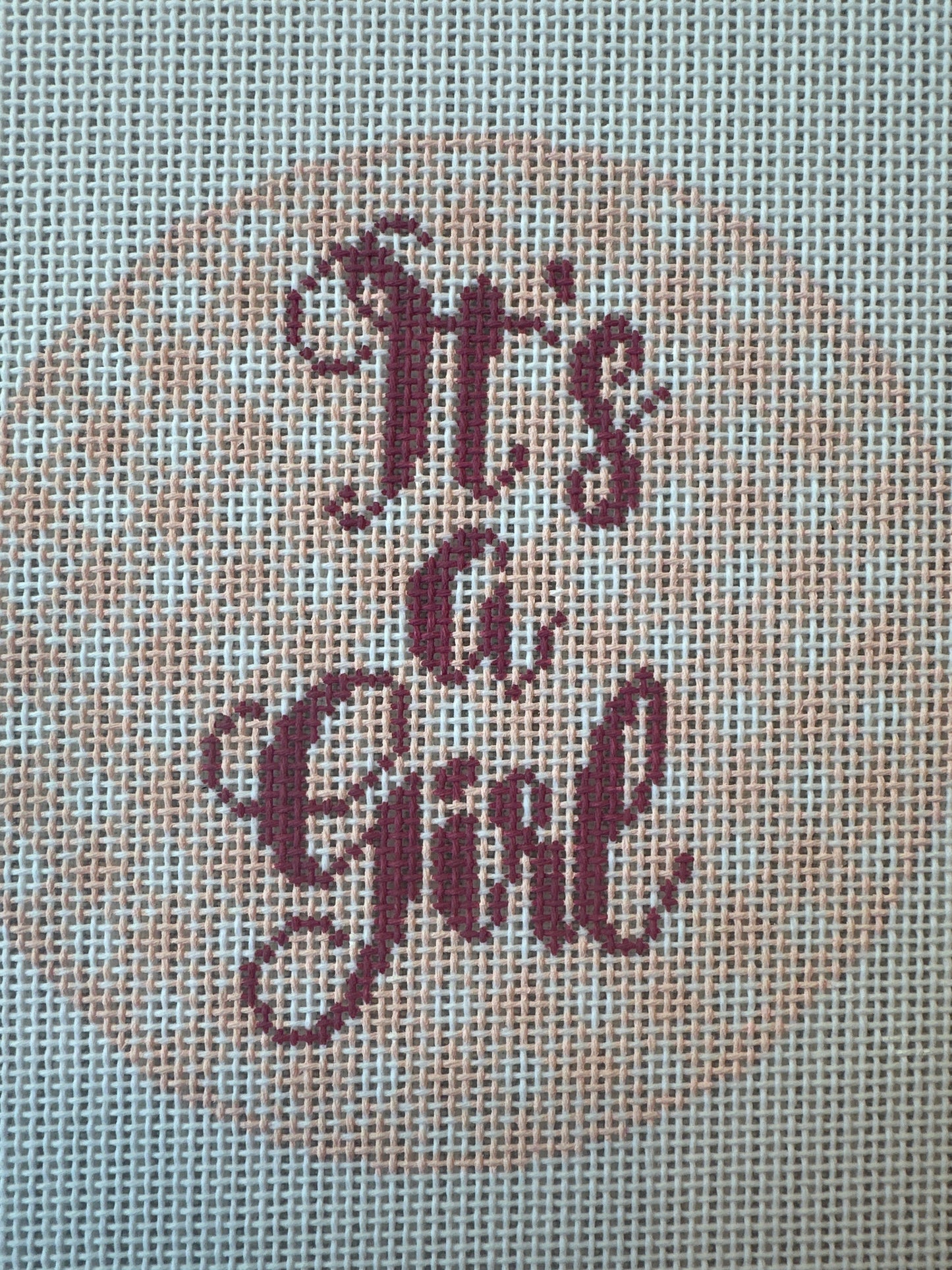 It’s a Girl Gingham 4” Round C-APBA17