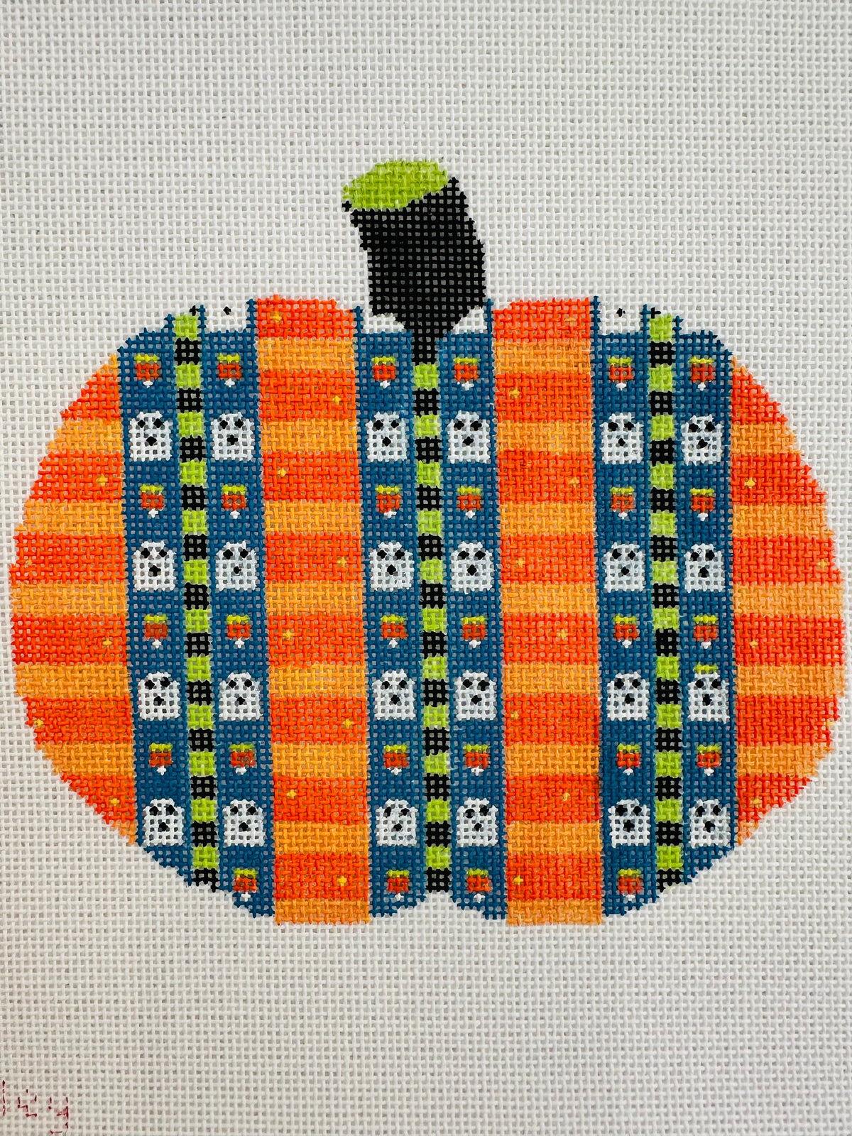 Pumpkin with Ghost Stripes C-AB6436