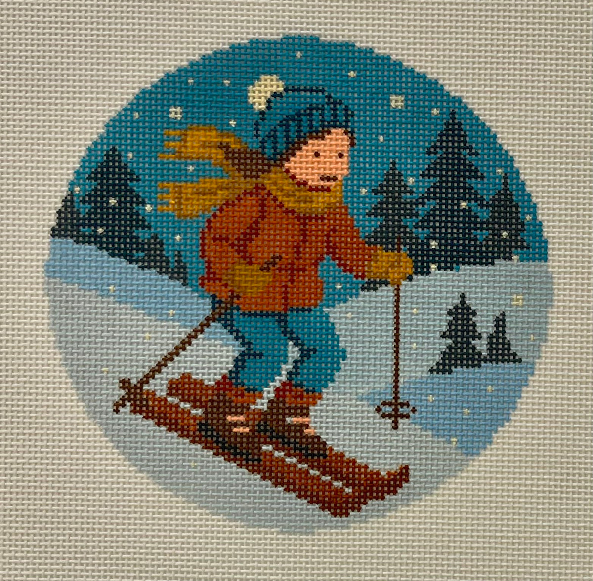 Winter Skier Girl C-WNTR304