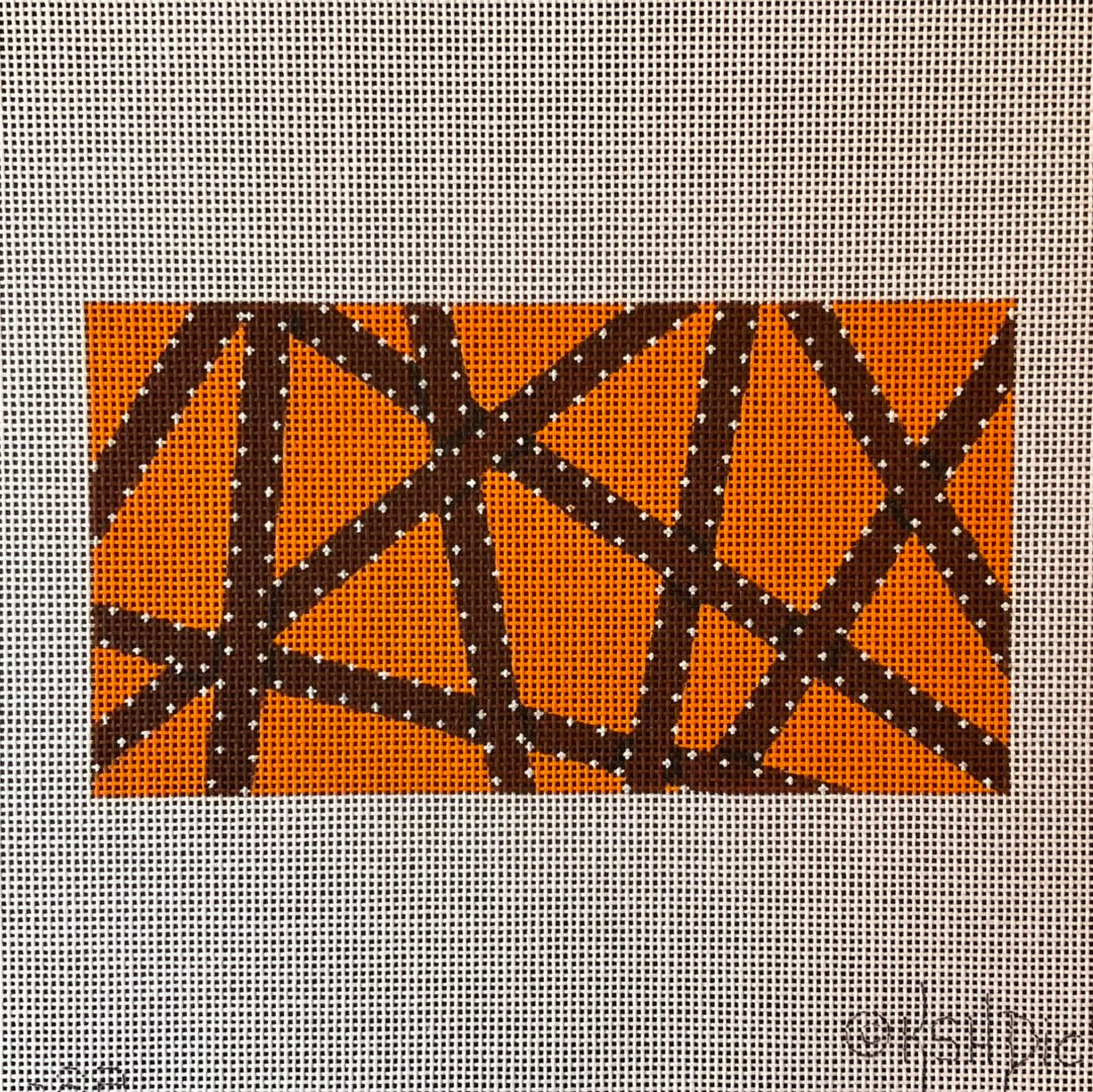 Orange with Brown Ribbon Clutch Insert C-KDINSPCL32