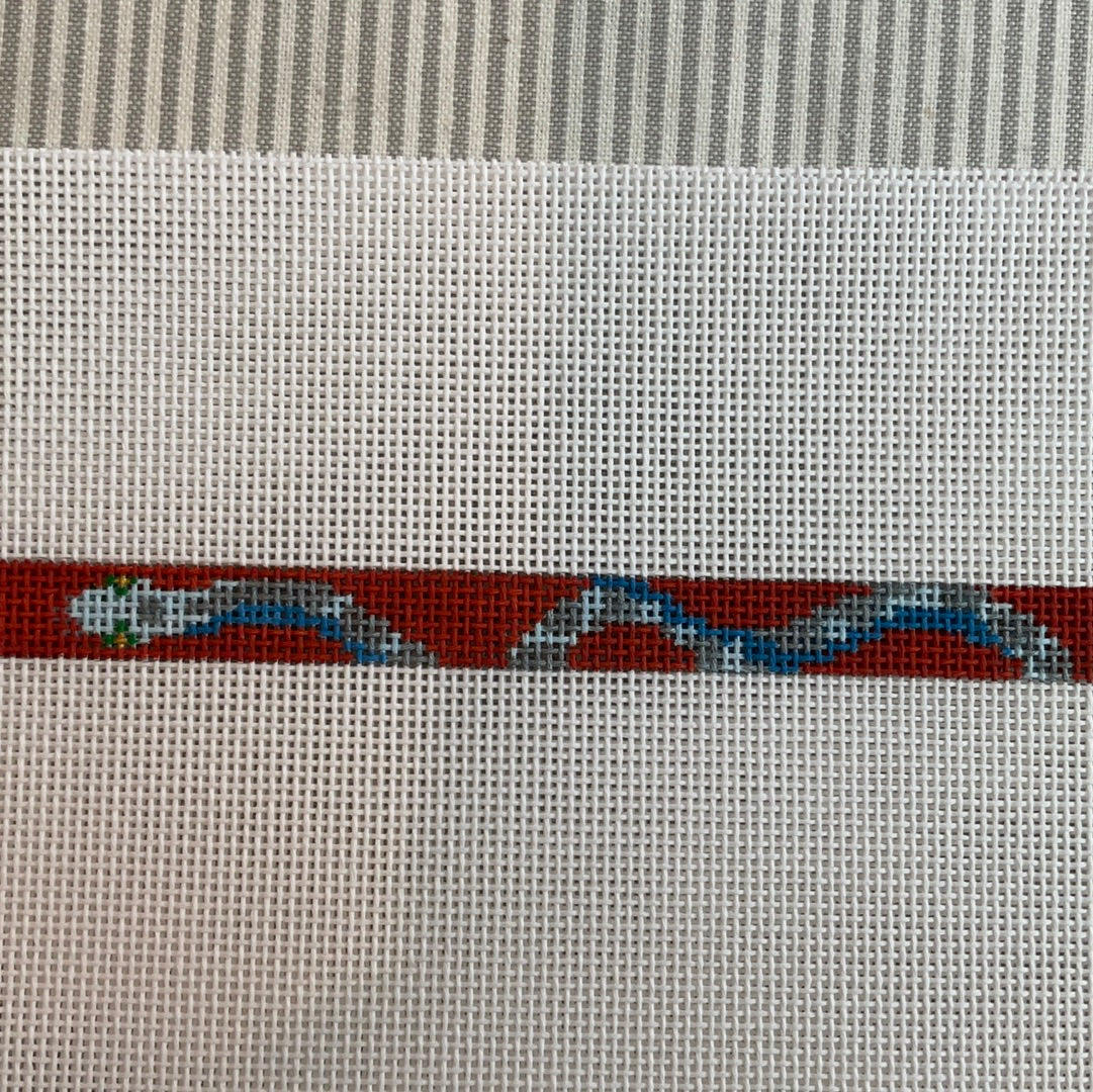 Snake Wrap Bracelet in Red and Blue C-AF188