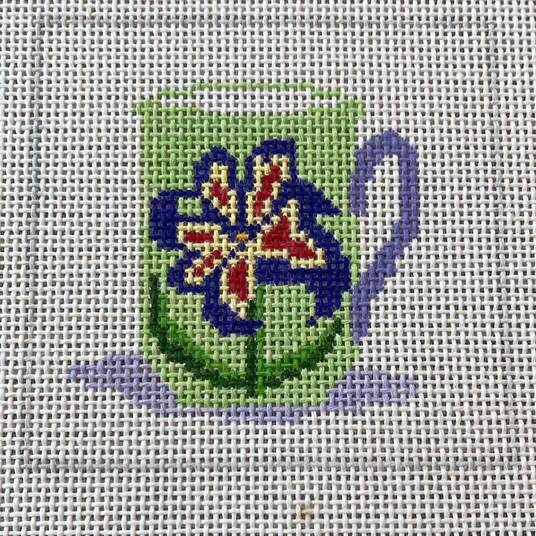Cup with Purple Flower Coaster C-JSD15