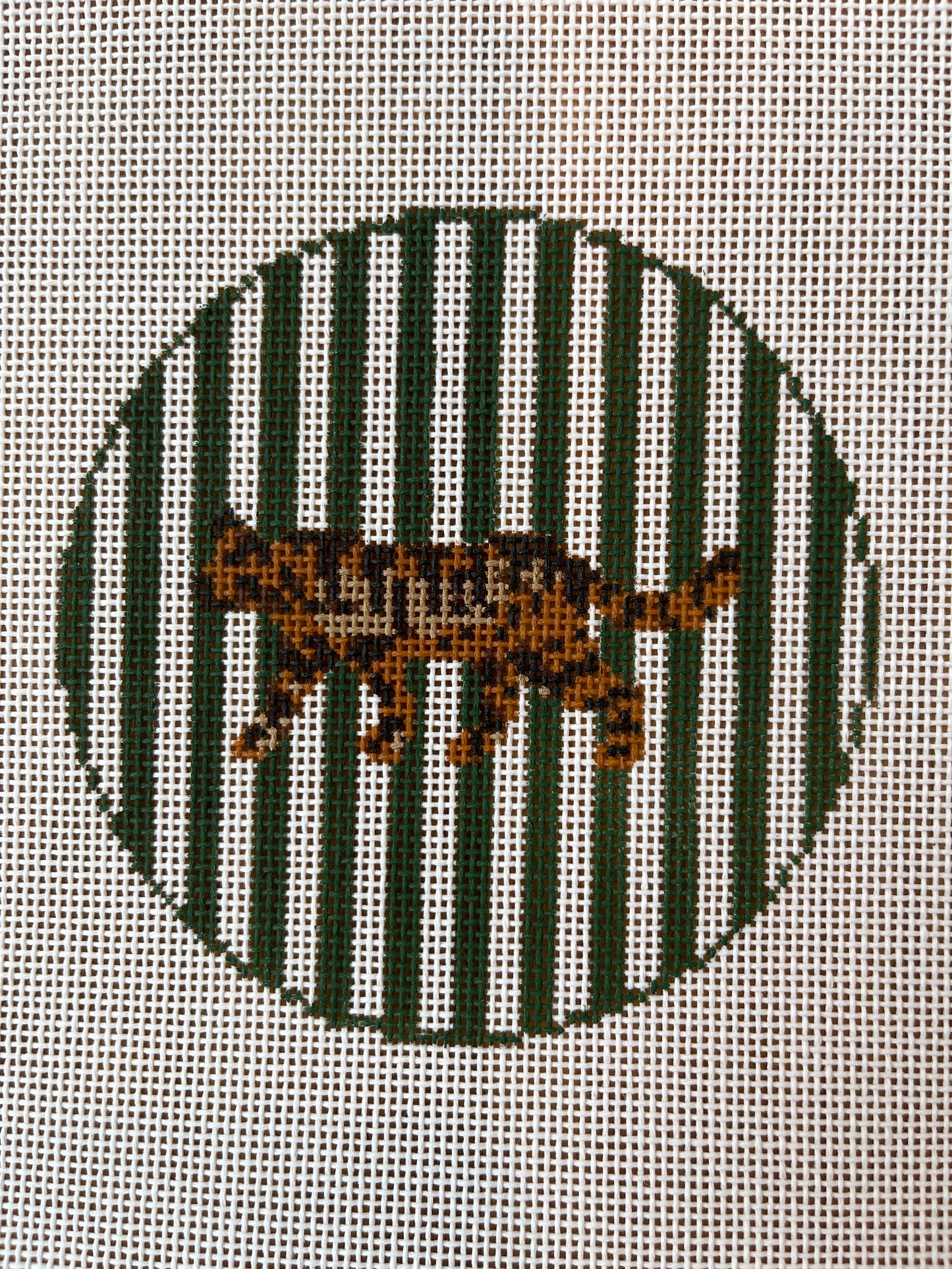 Striped Cheetah Round C-Sprucestcheetah