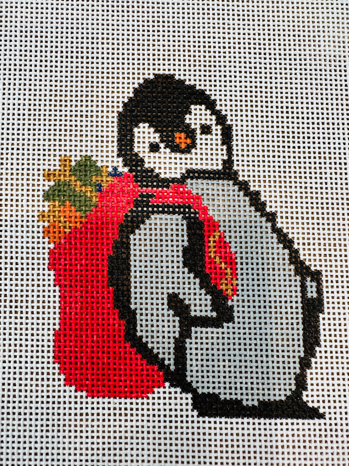Penguin with Santa Bag C-MK403