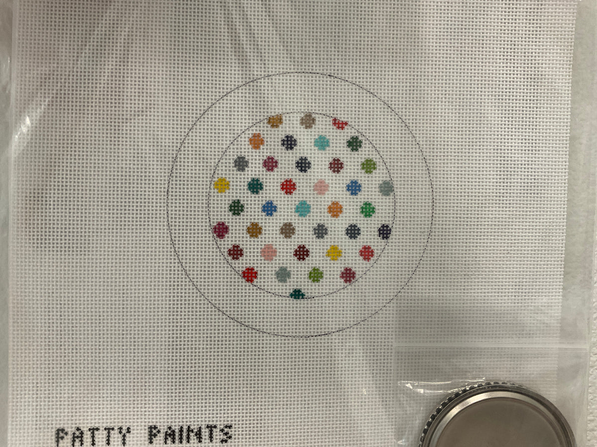 Patty Paints Dots Button Cover Kit C-PPBC17