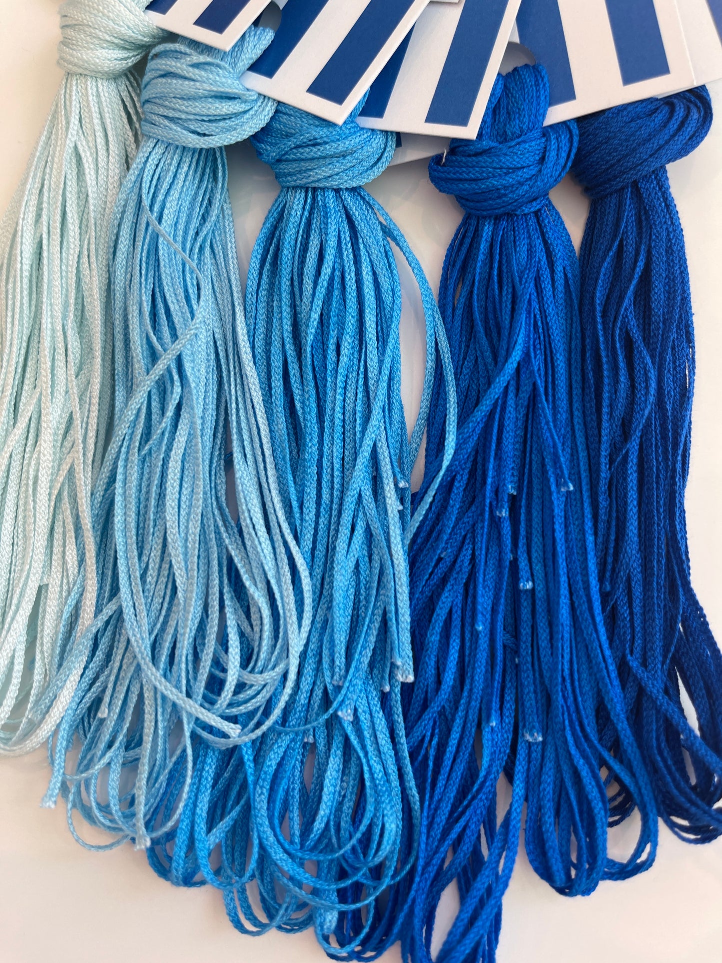Salish Sea Blues Soie Tisée Bundle of 5 F-SRFstblue