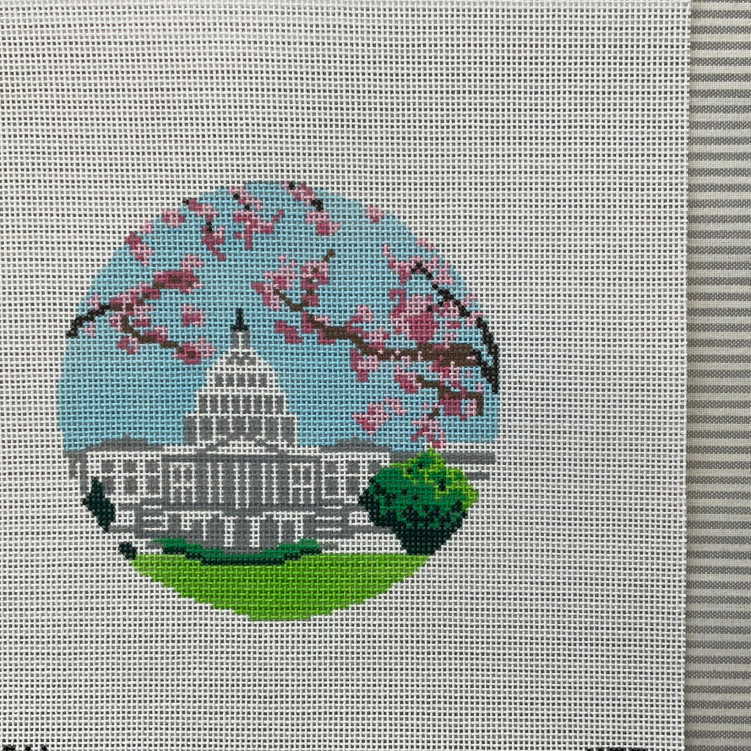 Capitol with Cherry Blossoms C-SBNX41