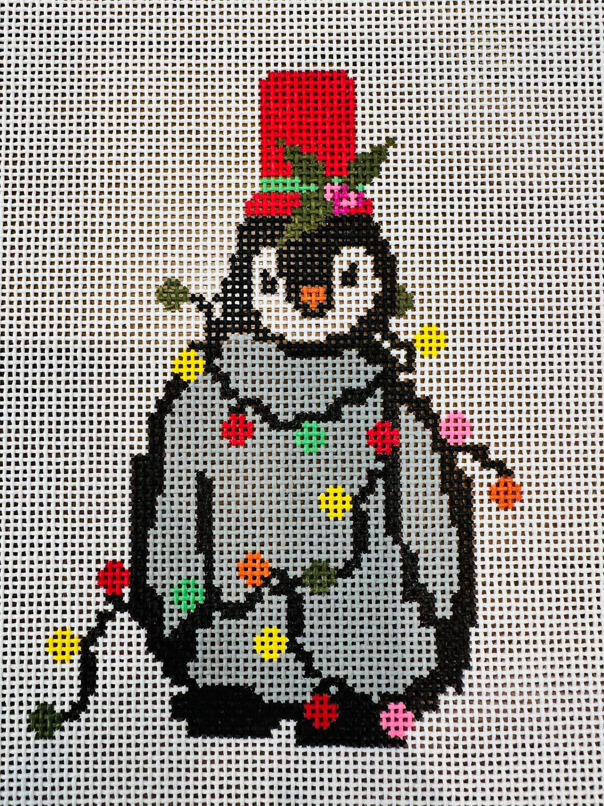 Penguin with Holiday Lights C-MK401