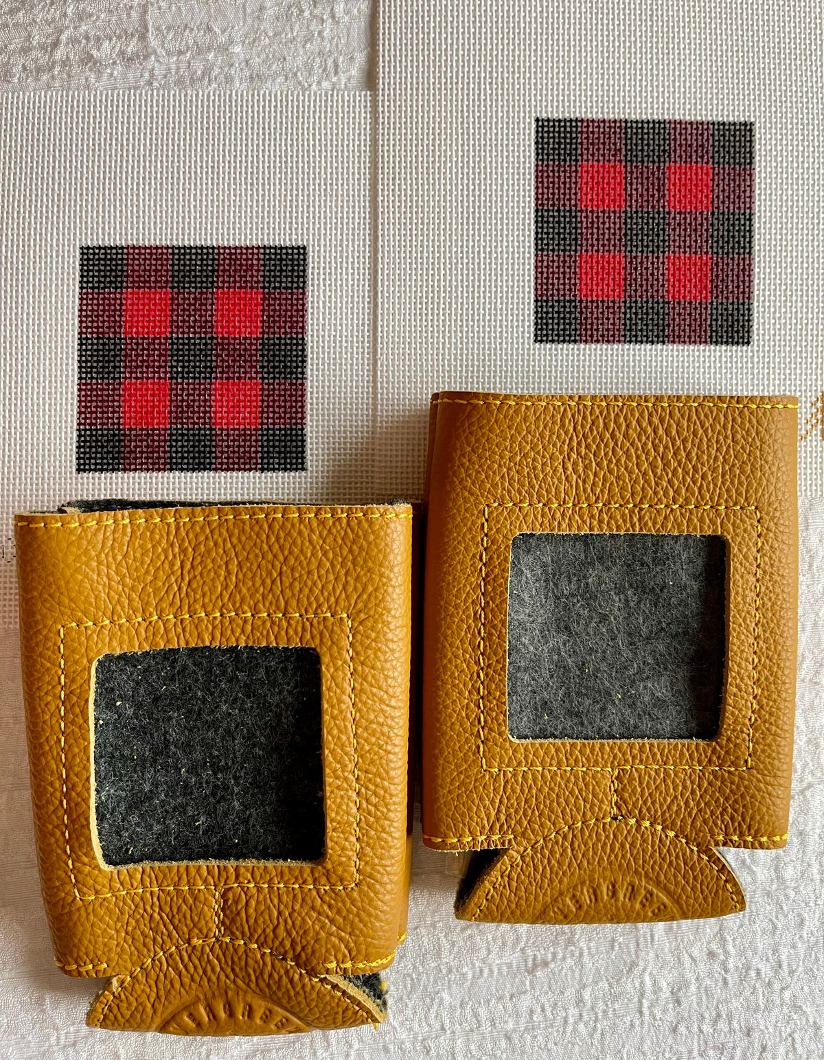 Twin Cozy Set in Mustard Yellow with Buffalo Plaid insert C-ENCC39kit