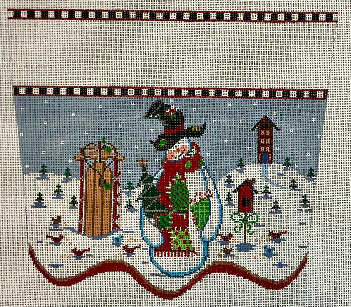 Snowman Stocking Cuff C-TSXC34