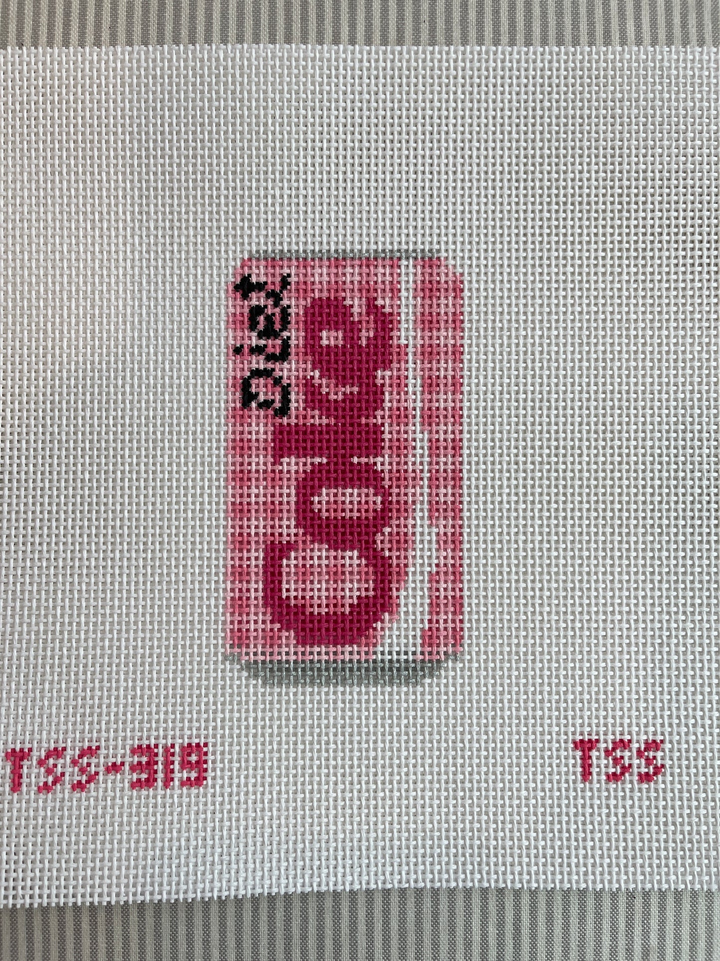 Pink Gingham Diet Coke Can C-TSS319