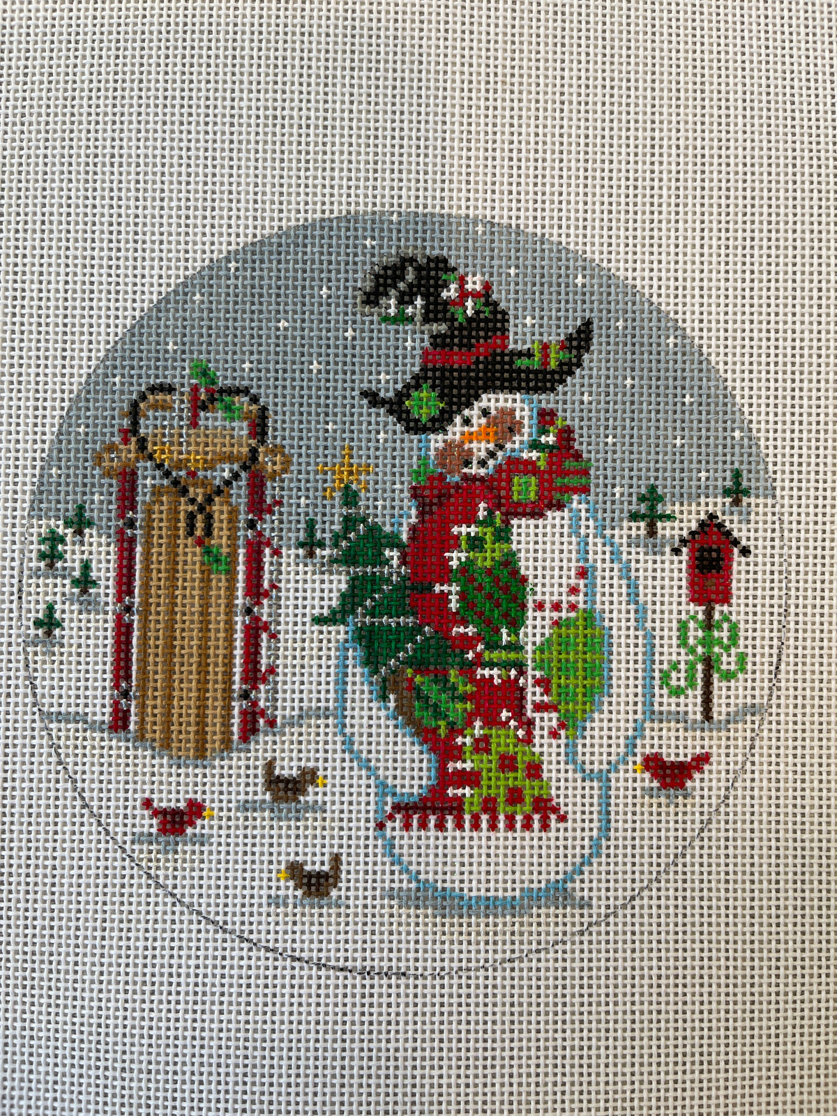 Patchwork Snowman TS-XO255