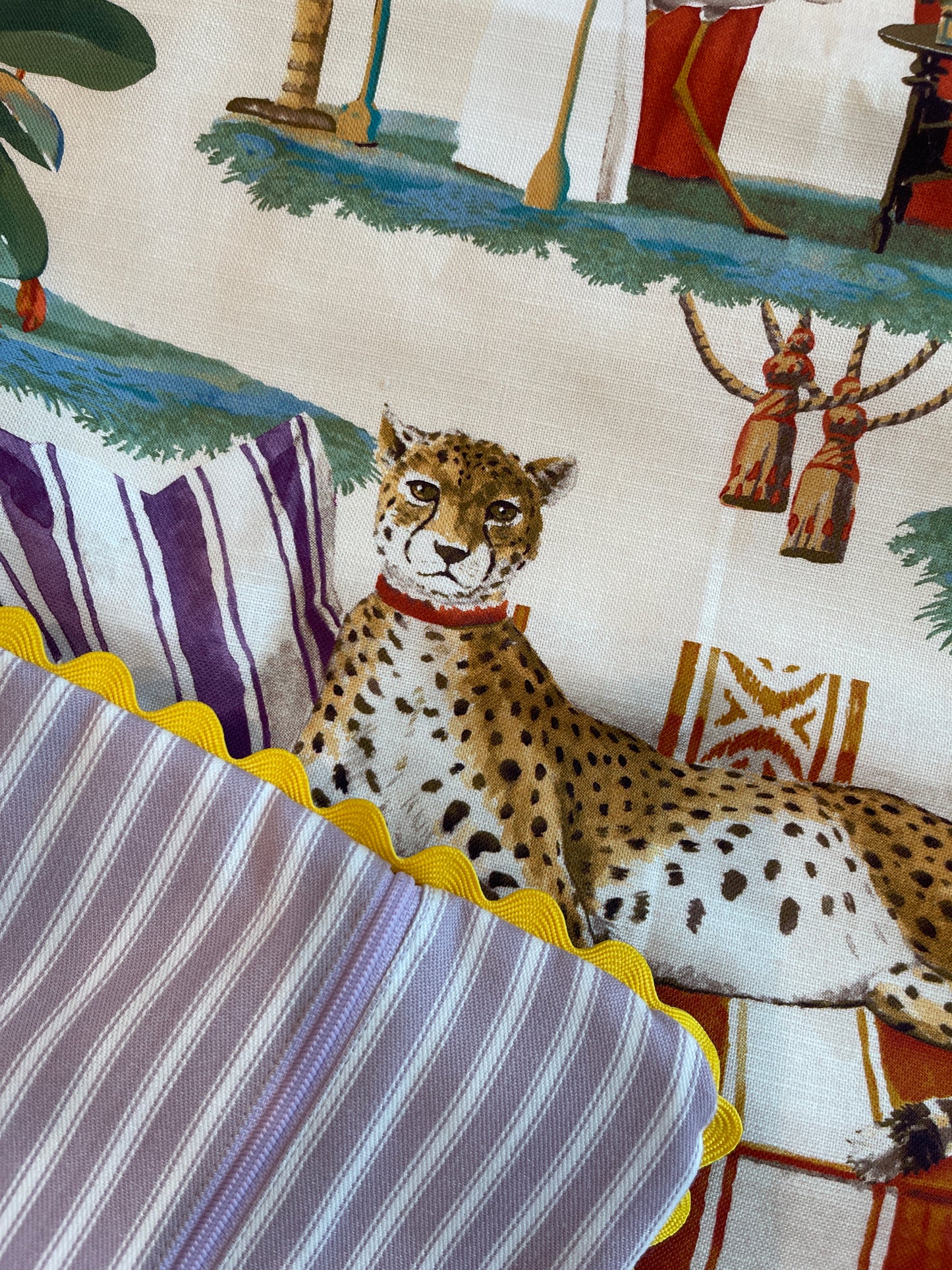 Traveler 2: Leopard & Lilac Stripes