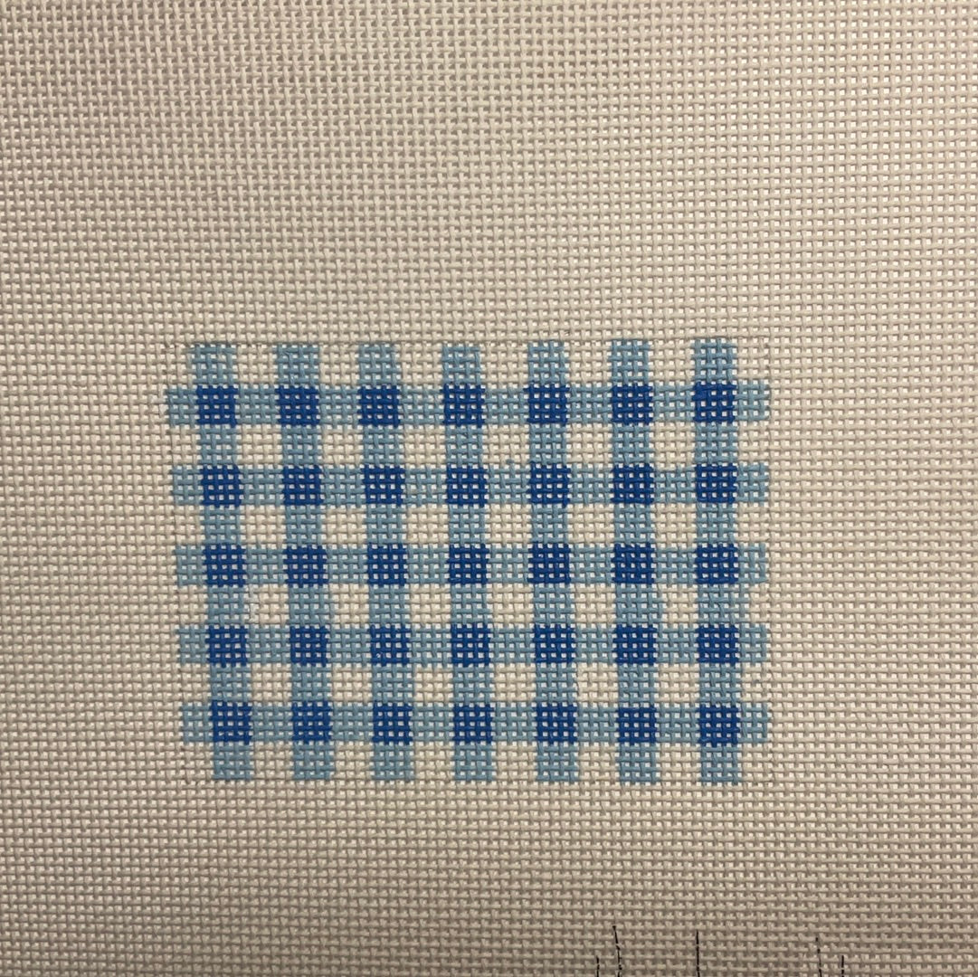 Blue and White Plaid Wallet Insert C-KDINSPCC29