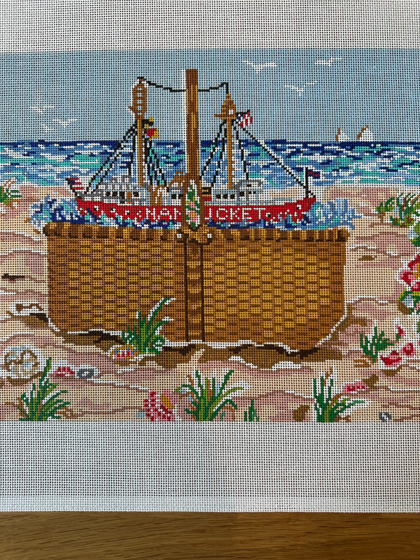 Nantucket Sailboat Basket TS-SWB1120