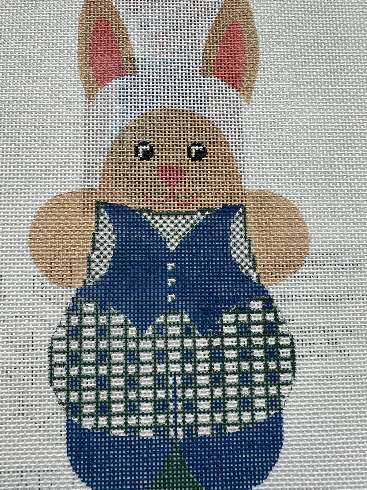 3D Bunny w/blue vest with stitch guide C-RSC3