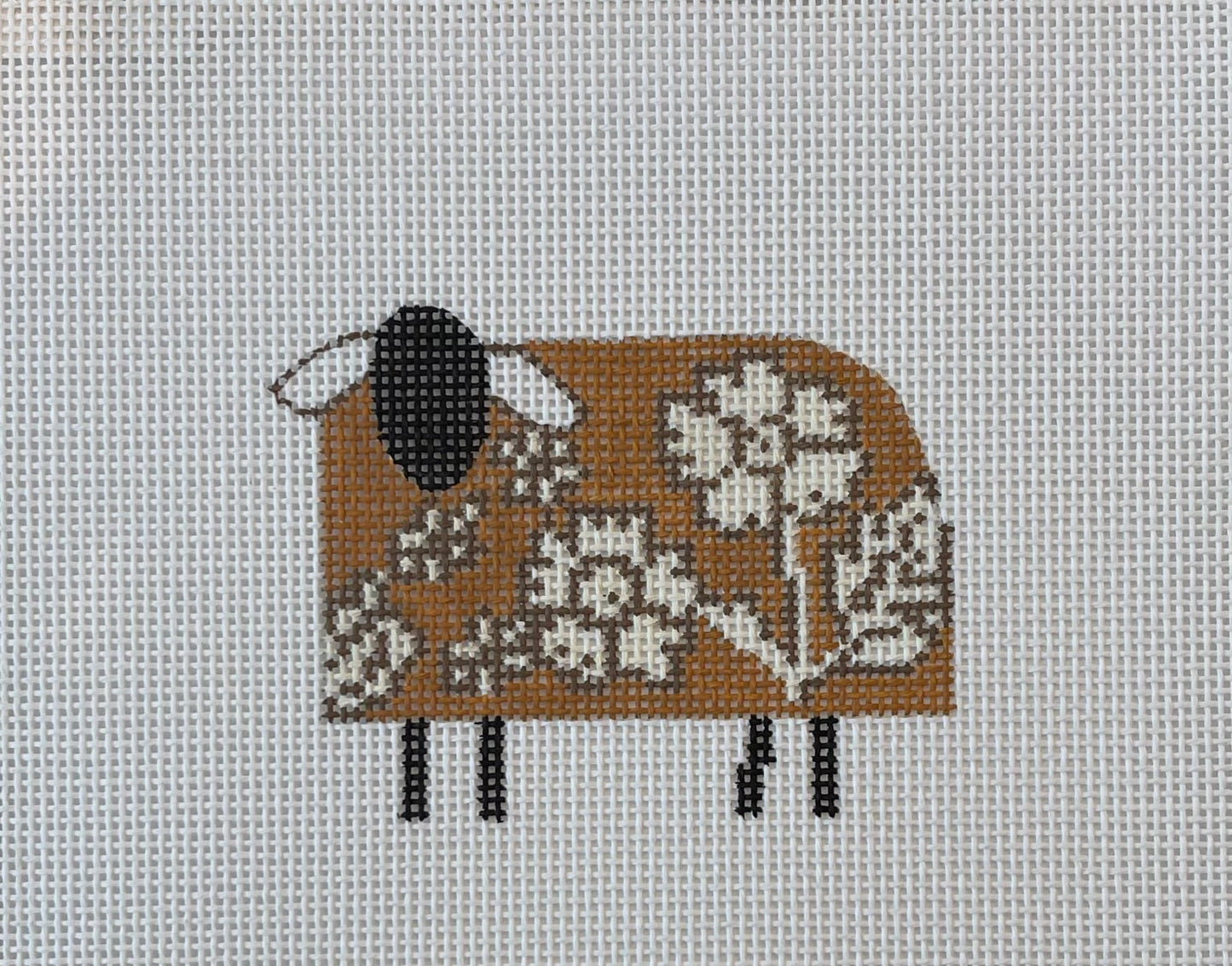 Gold Sheep w/ Flowers TS-LR3024