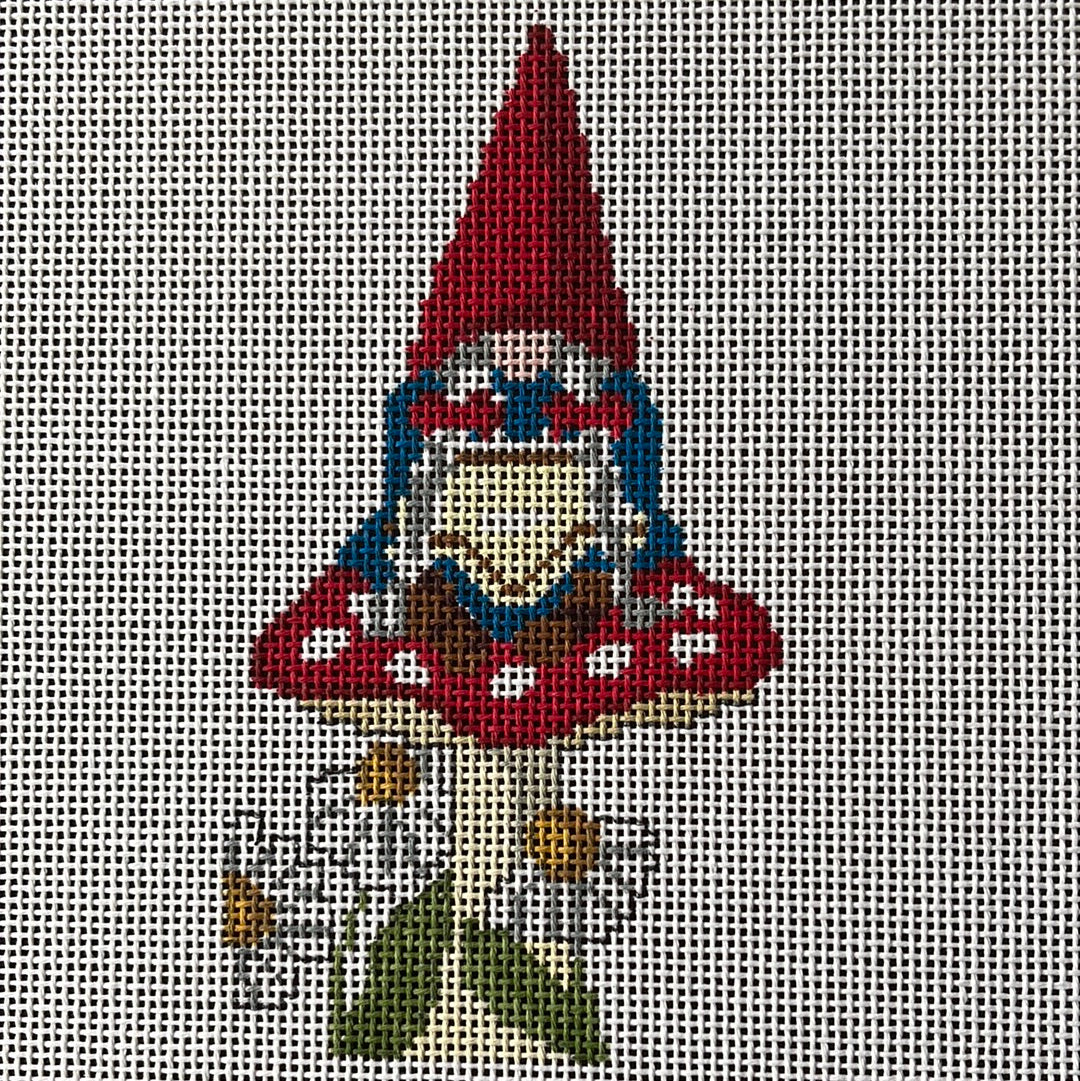 Girl Gnome on Red Mushroom C-PLDDS1145