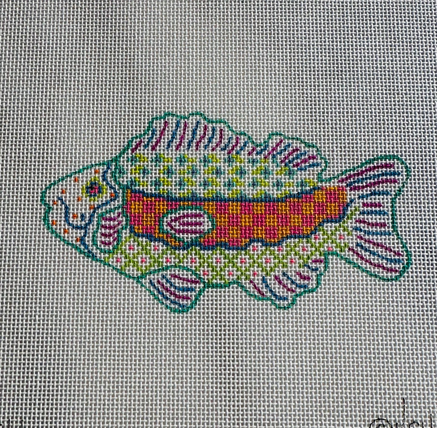 Tropical Fish Ornament 2 C-KDOM434