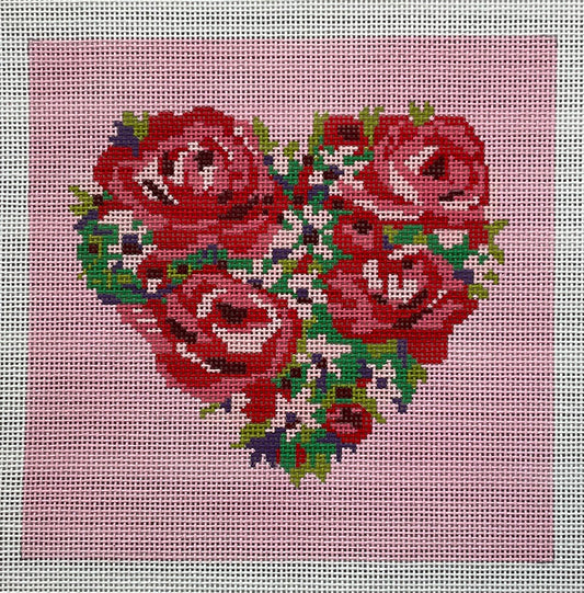 Heart with Flowers C-IKS2040