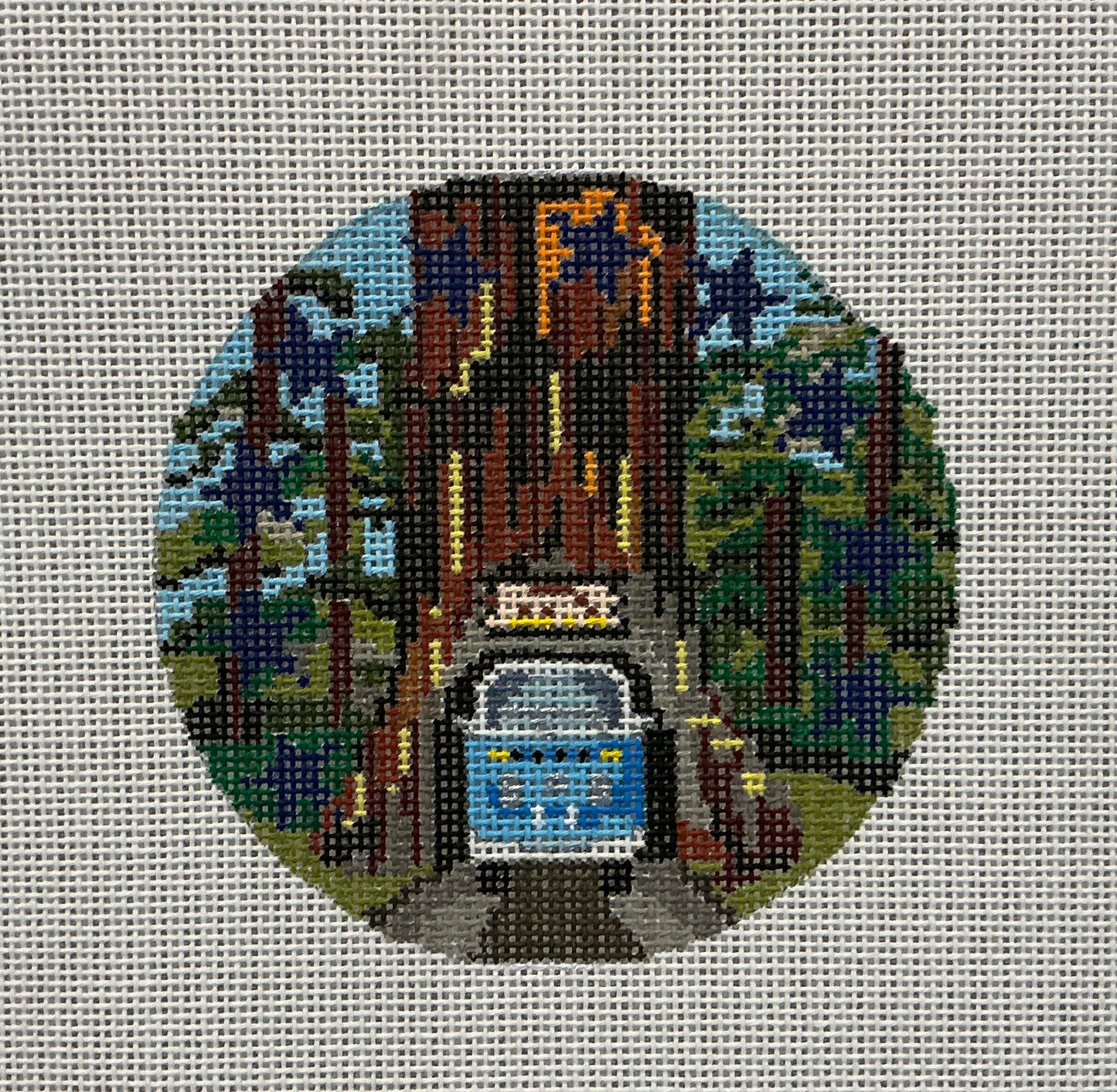 Redwood Forest Round C-AB75
