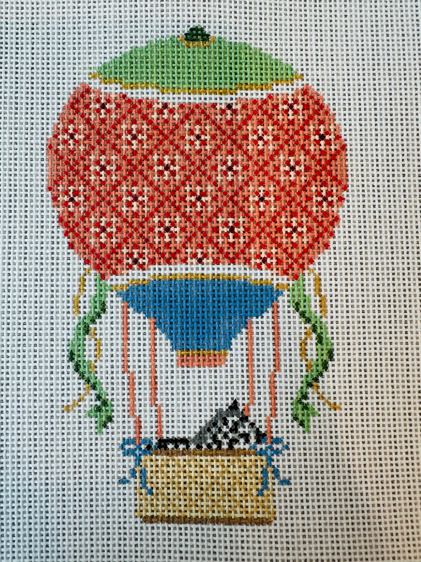 Coral Balloon with Zebra C-SS385