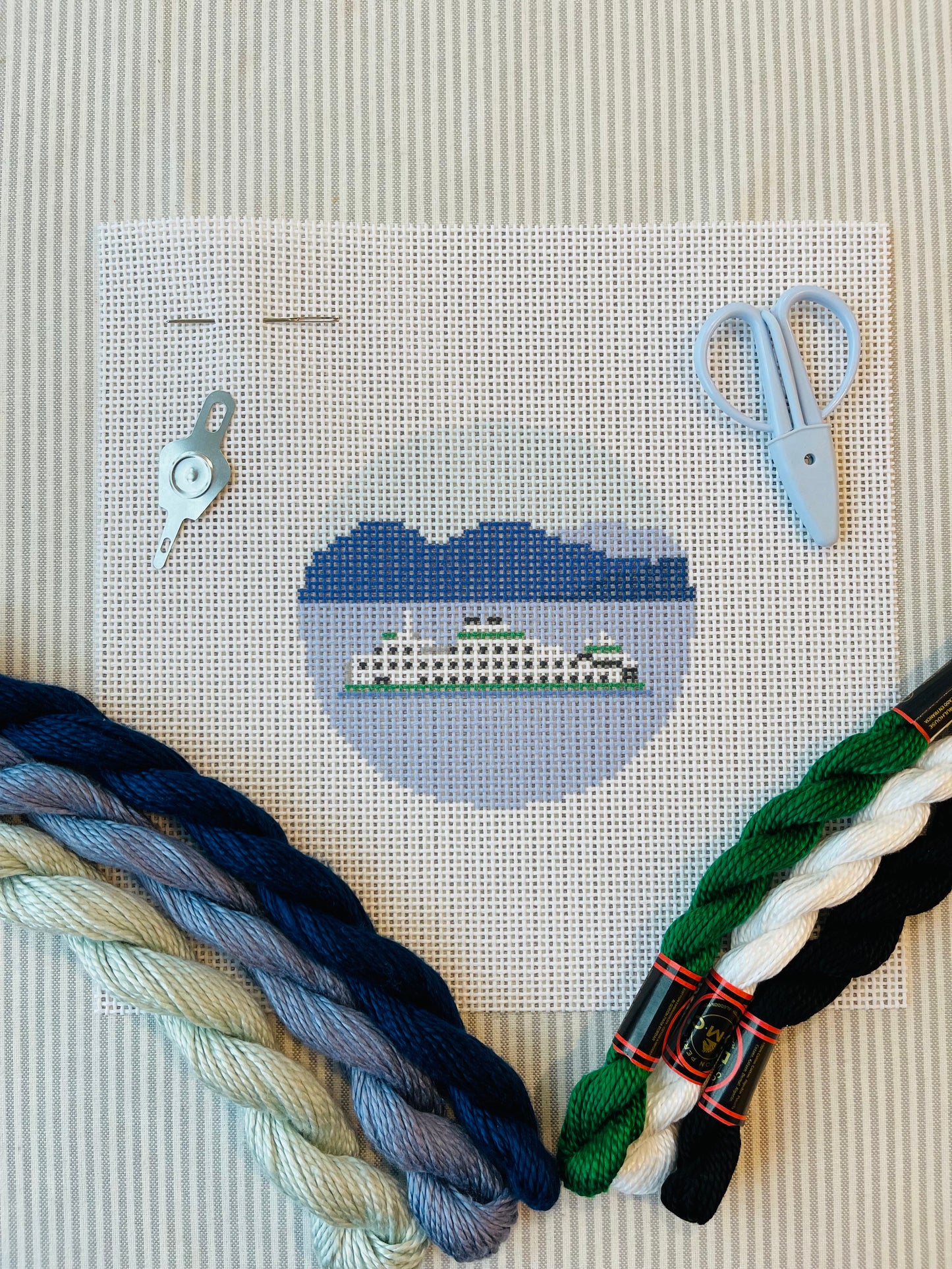 Beginner Needlepoint Class, February 13th, Friday 3-5