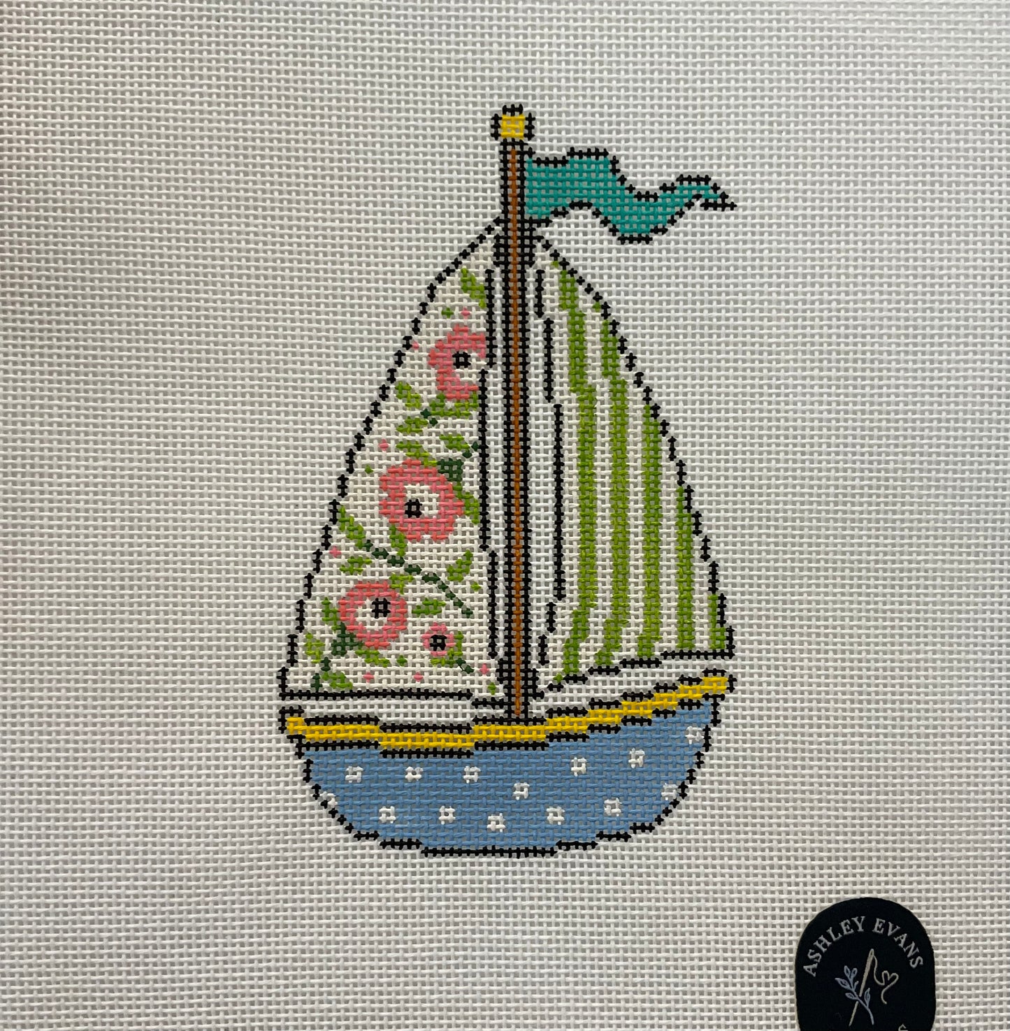 Floral Sailboat C-SUM110