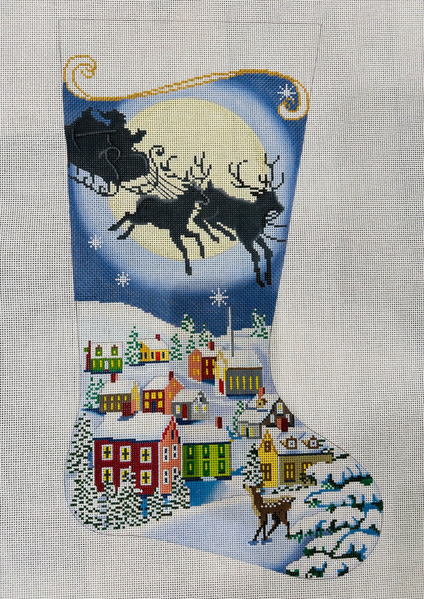 Santa’s Sleigh Stocking 13M C-AP4026